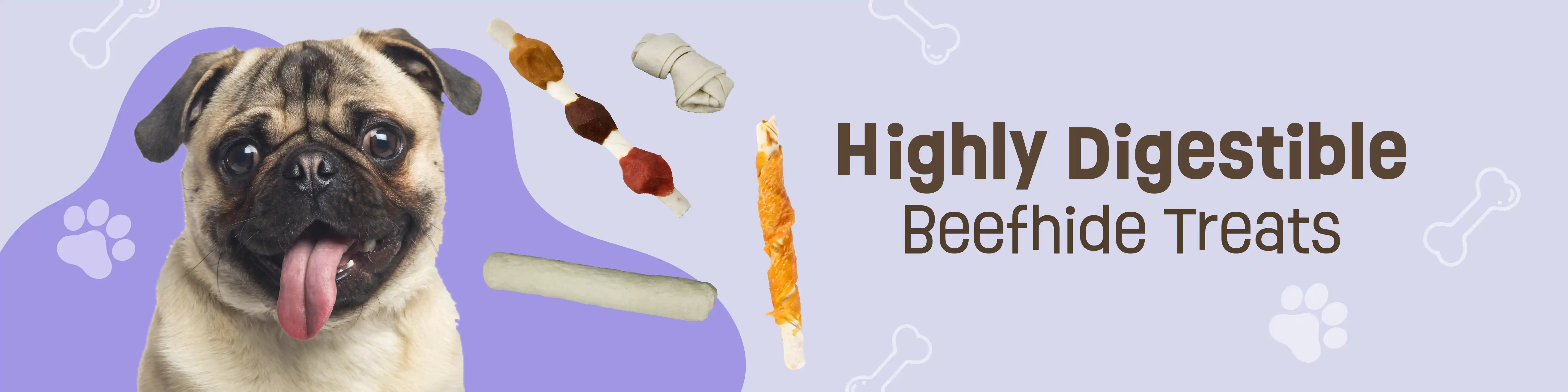 Highly Digestible Beefhide Treats