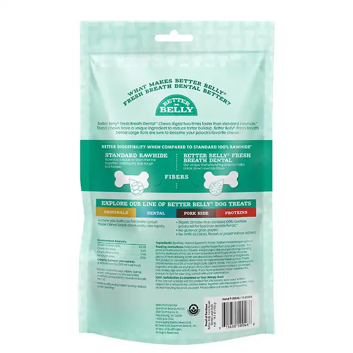 Fresh Breath Dental Rolls Back