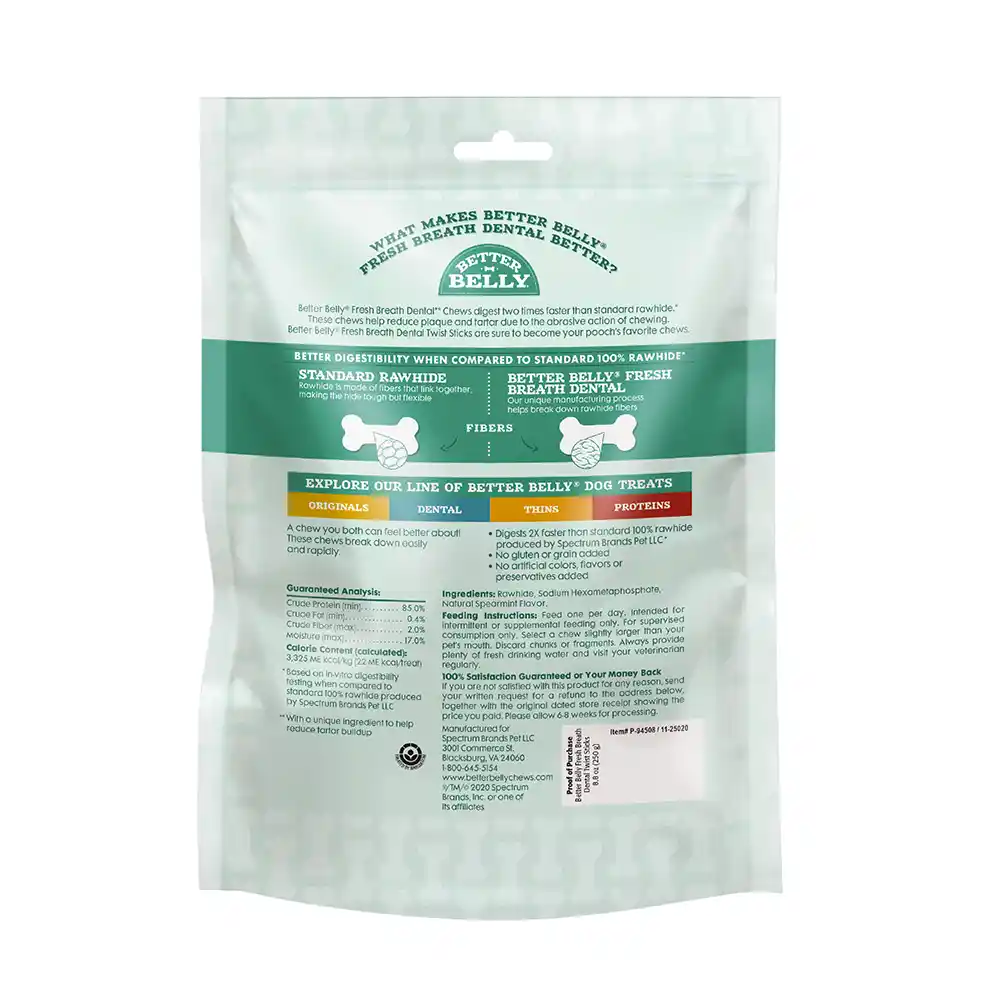 Fresh Breath Dental Twists Front