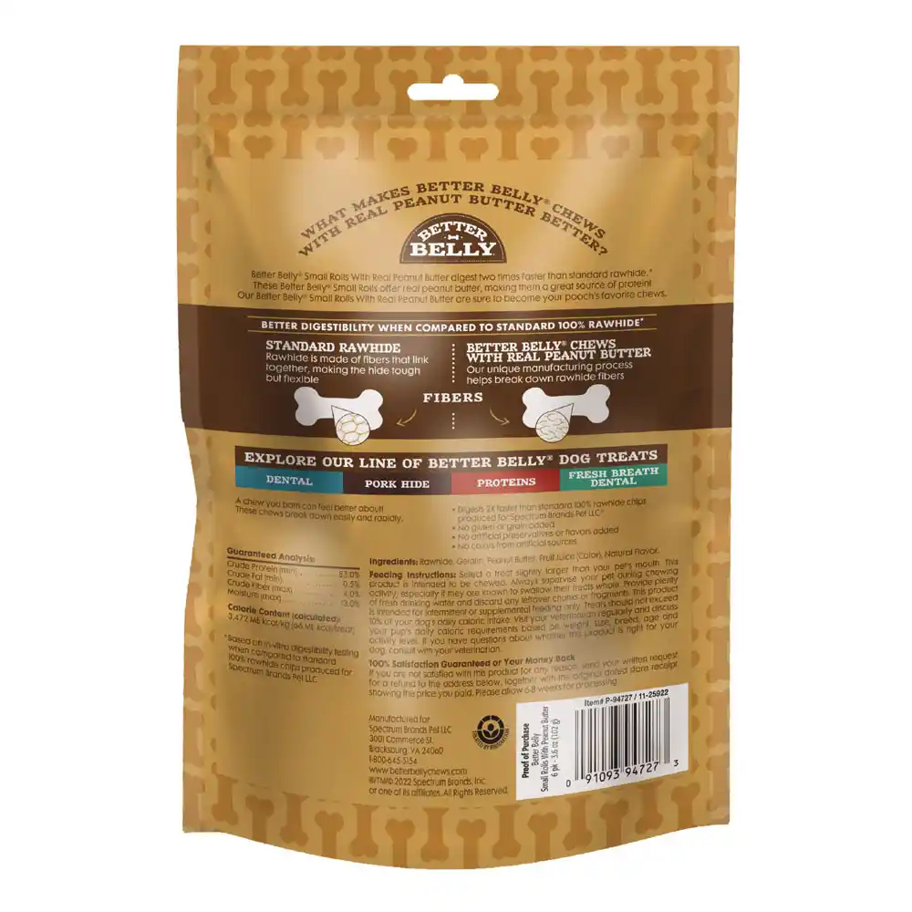 Peanut Butter Rolls Back