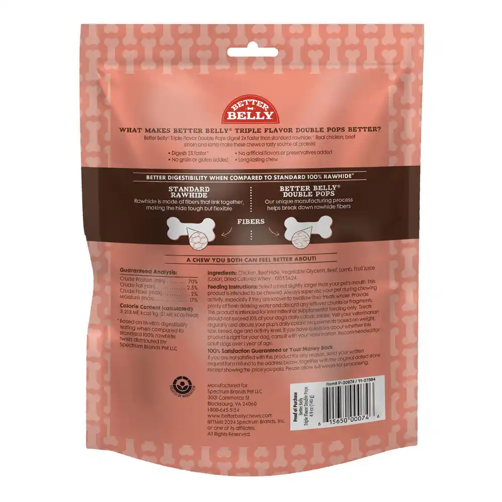 Triple Flavor Double Pops Back