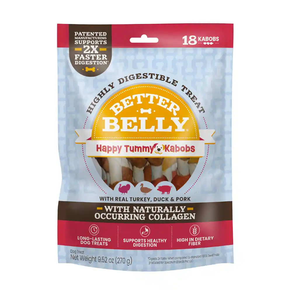 Better Belly Happy Tummy Kabobs front of packaging 18ct