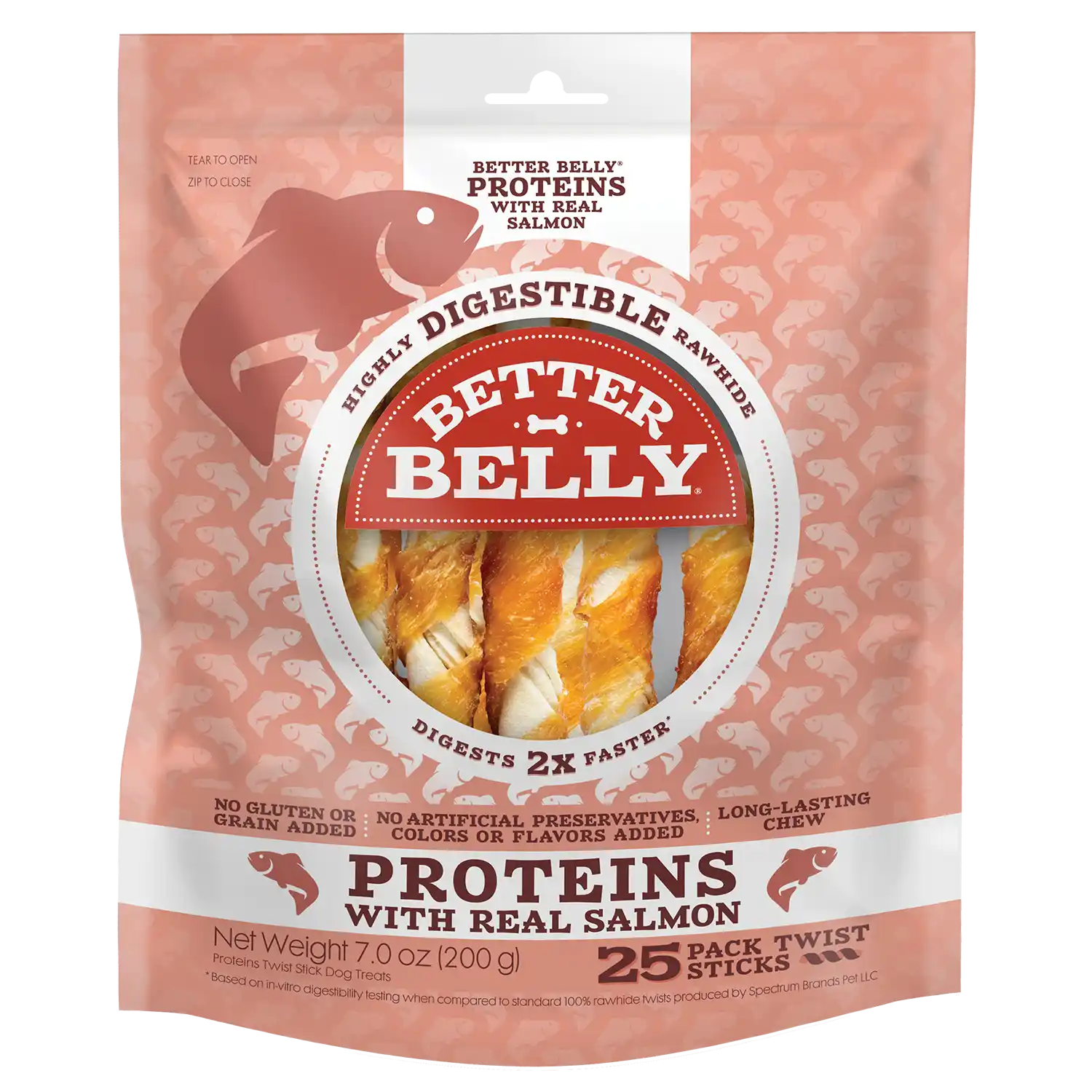 Proteins with Real Salmon Rolls Front