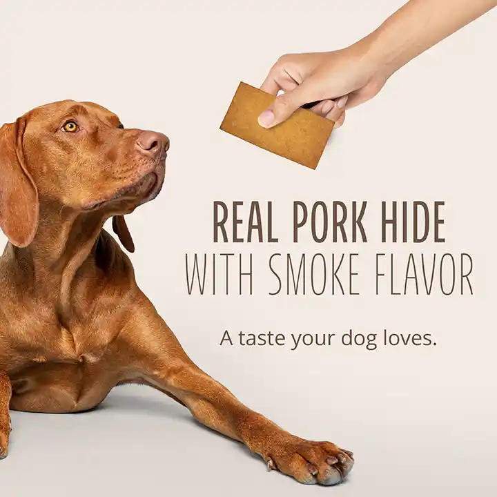 Real Pork Hide with Smoke Flavor