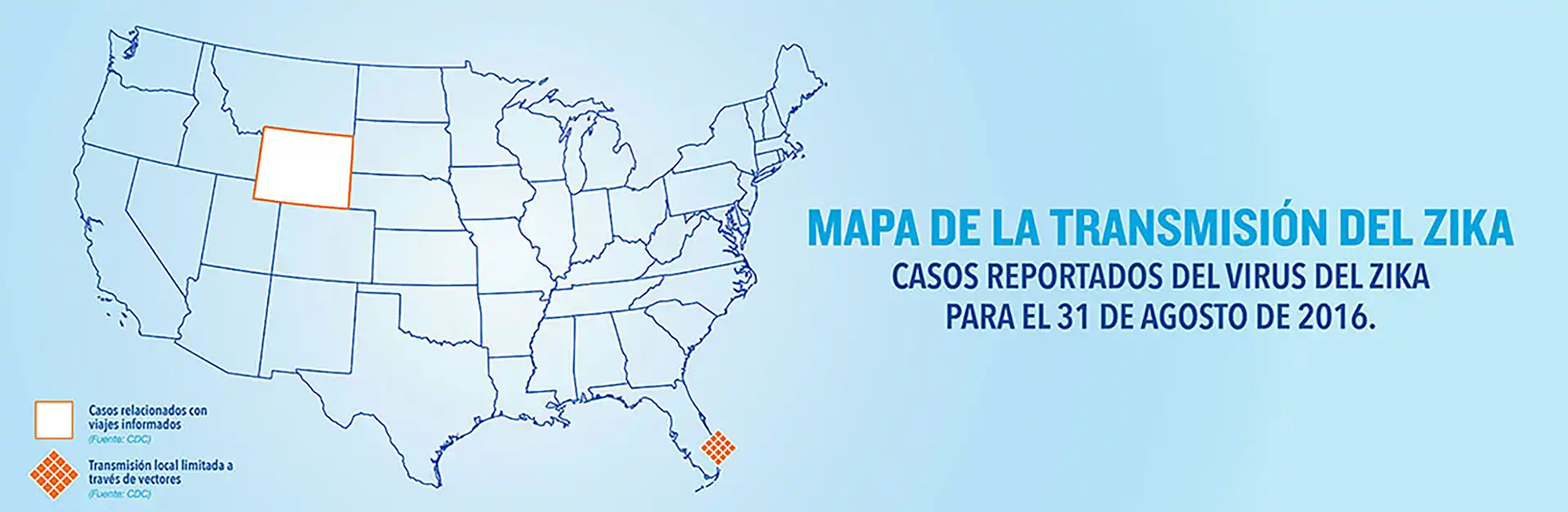 Zika Info Center map Spread of Zika