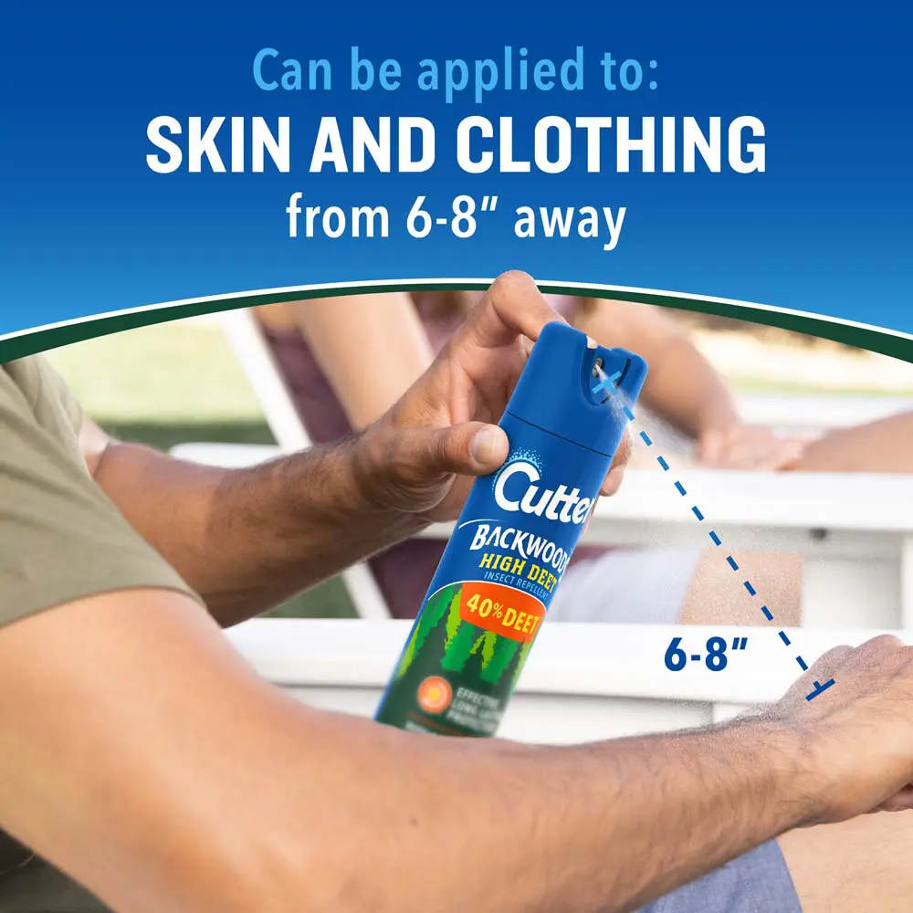 HG-96647 Backwoods 40 DEET Aerosol 75oz Application