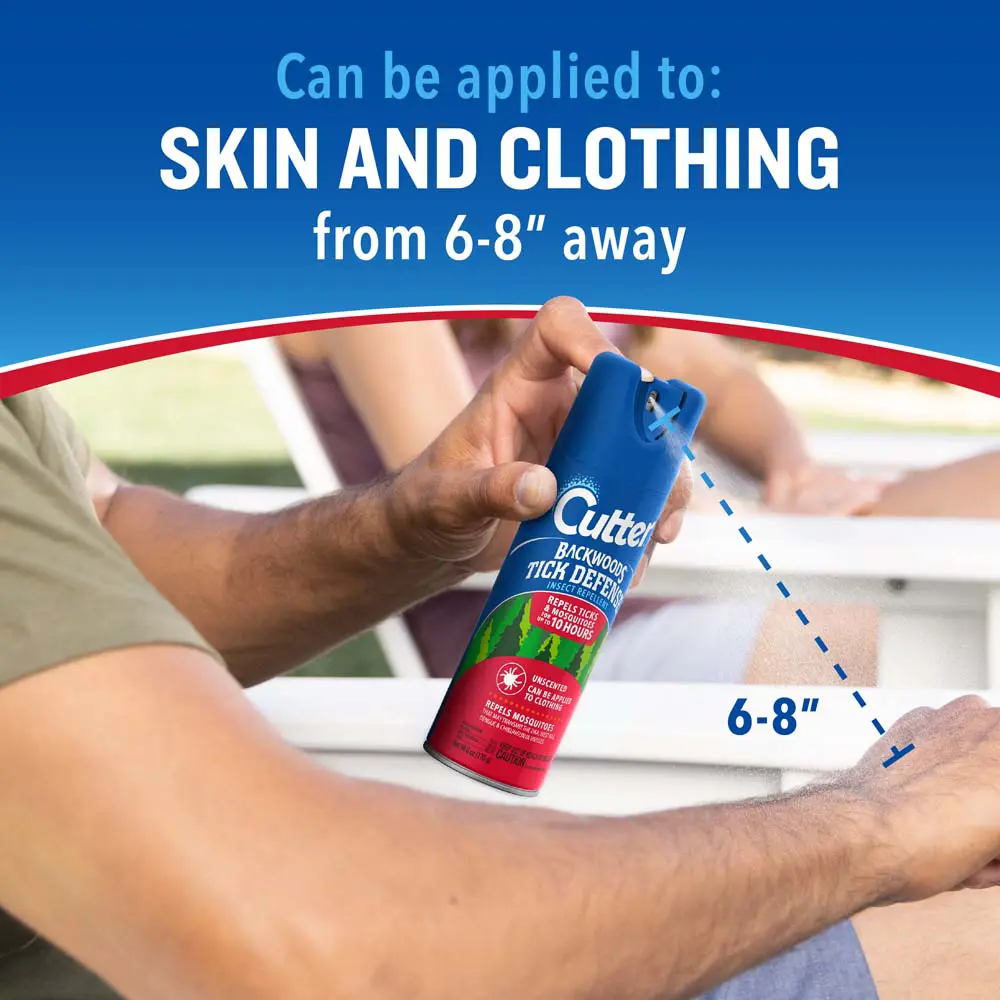HG-96850 Backwoods Tick Defense Aerosol 6oz Application