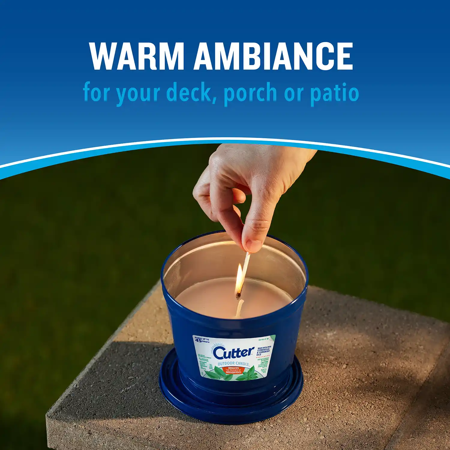 WARM AMBIANCE for your deck, porch or patio