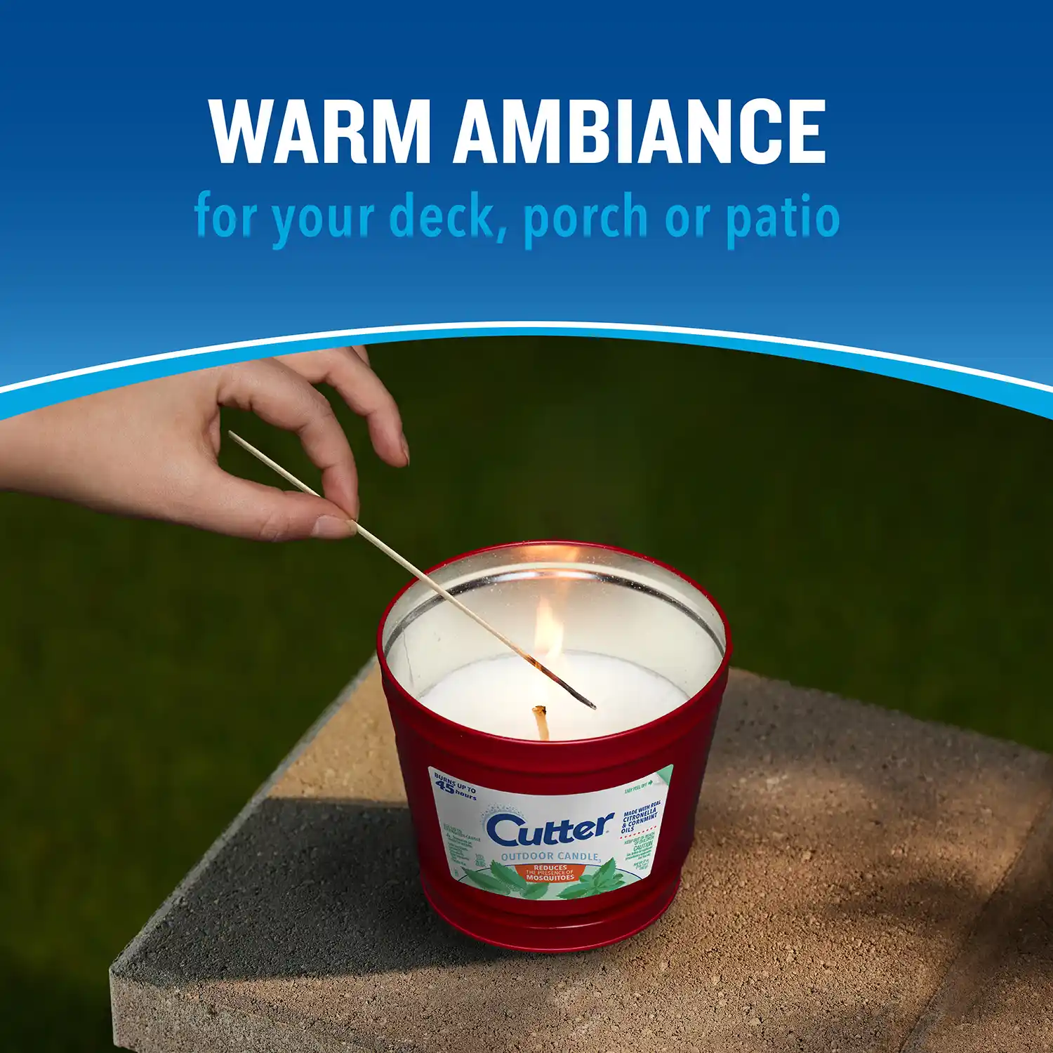 WARM AMBIANCE for your deck, porch or patio