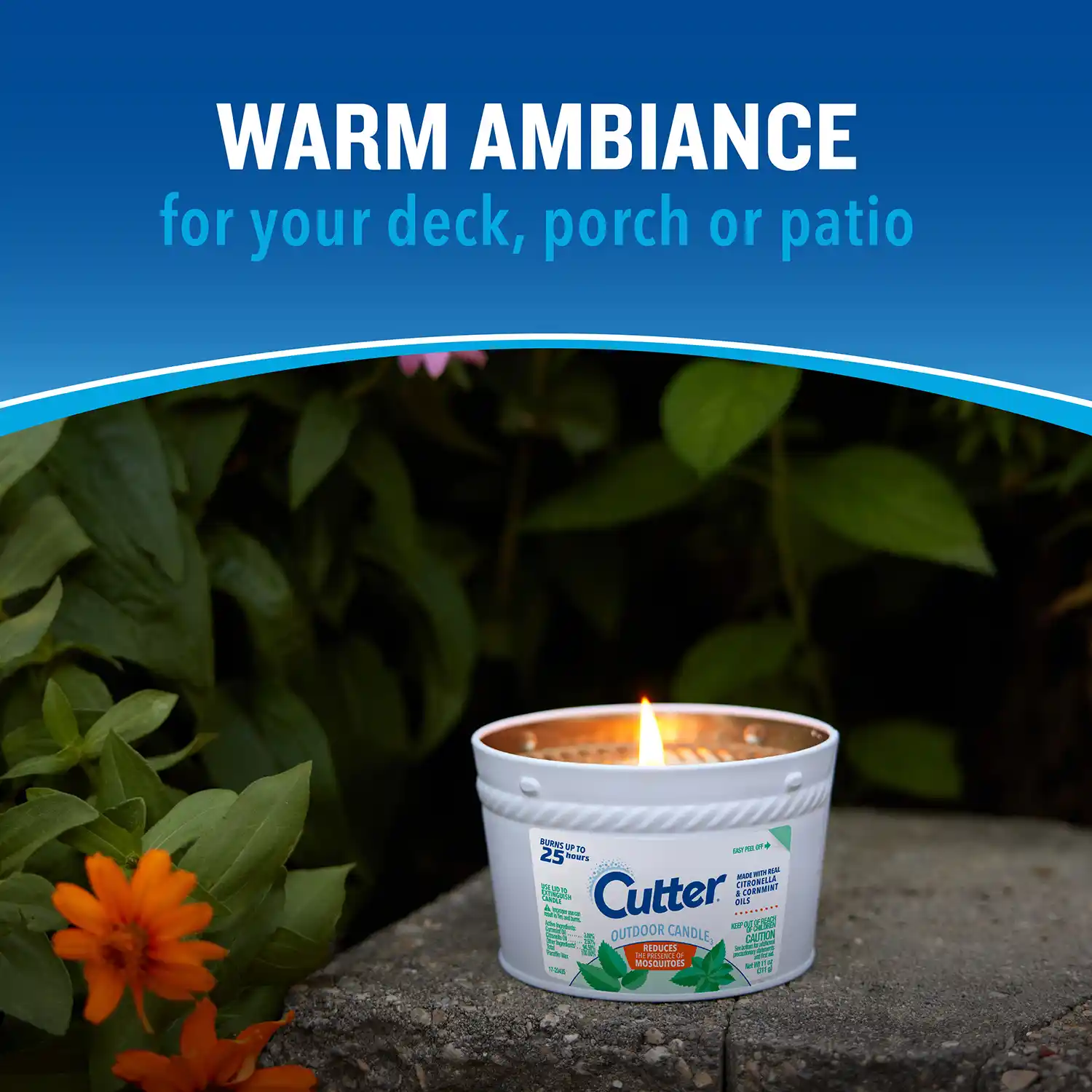 WARM AMBIANCE for your deck, porch or patio
