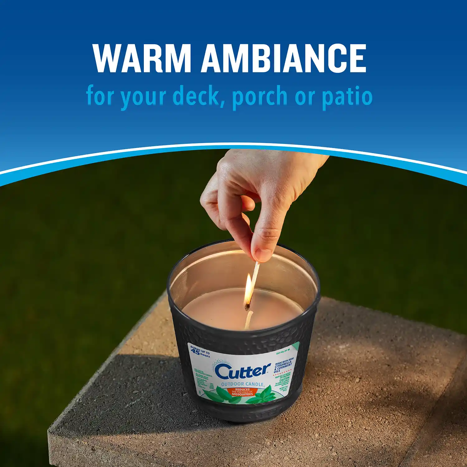 WARM AMBIANCE for your deck, porch or patio