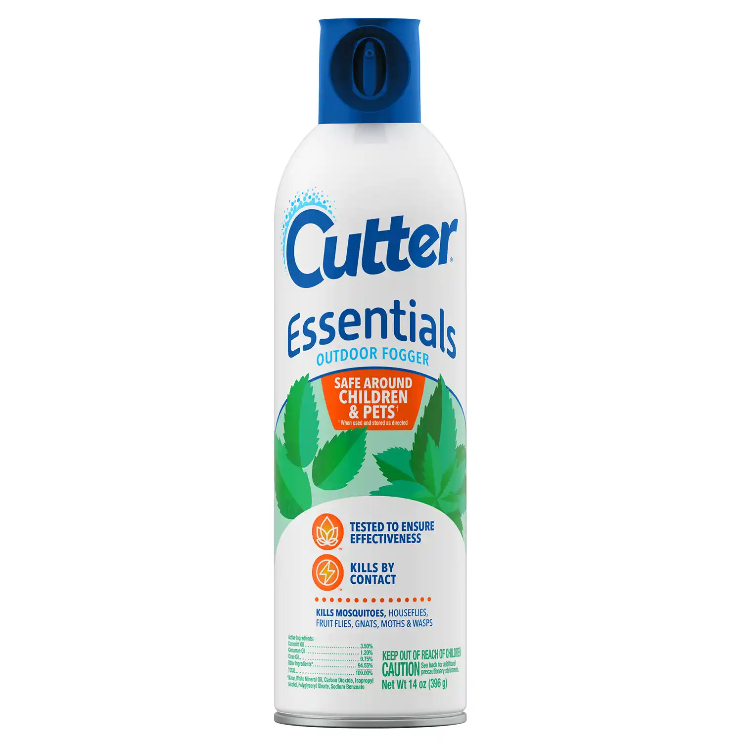 Cutter Essentials Outdoor Fogger, Kills Mosquitoes & Listed Flying Insects by Contact, 14 oz Front Render