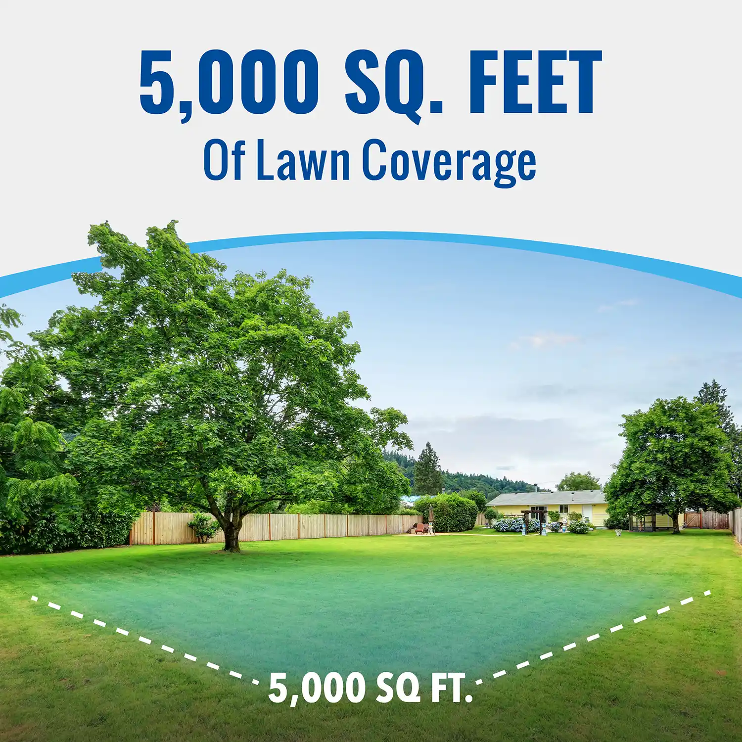 COVERS UP TO 5,000 SQ FT FOR MOSQUITOES & TICKS