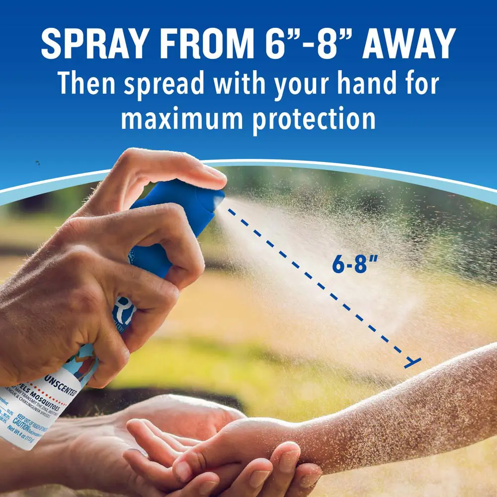 HG-96058 Dry Insect Repellent (Aerosol) 4oz Spray Distance