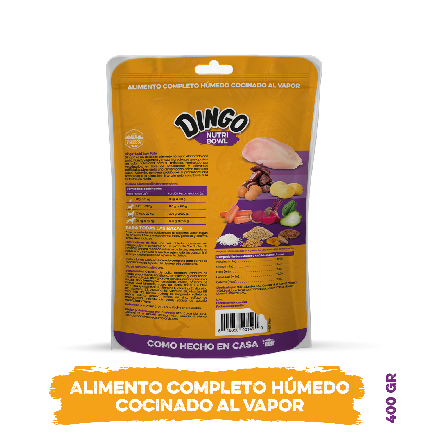 Nutribowl Pollo Back