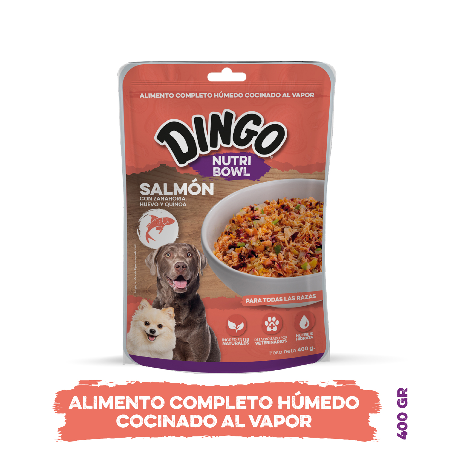 Dingo NutriBowl Salmon Front