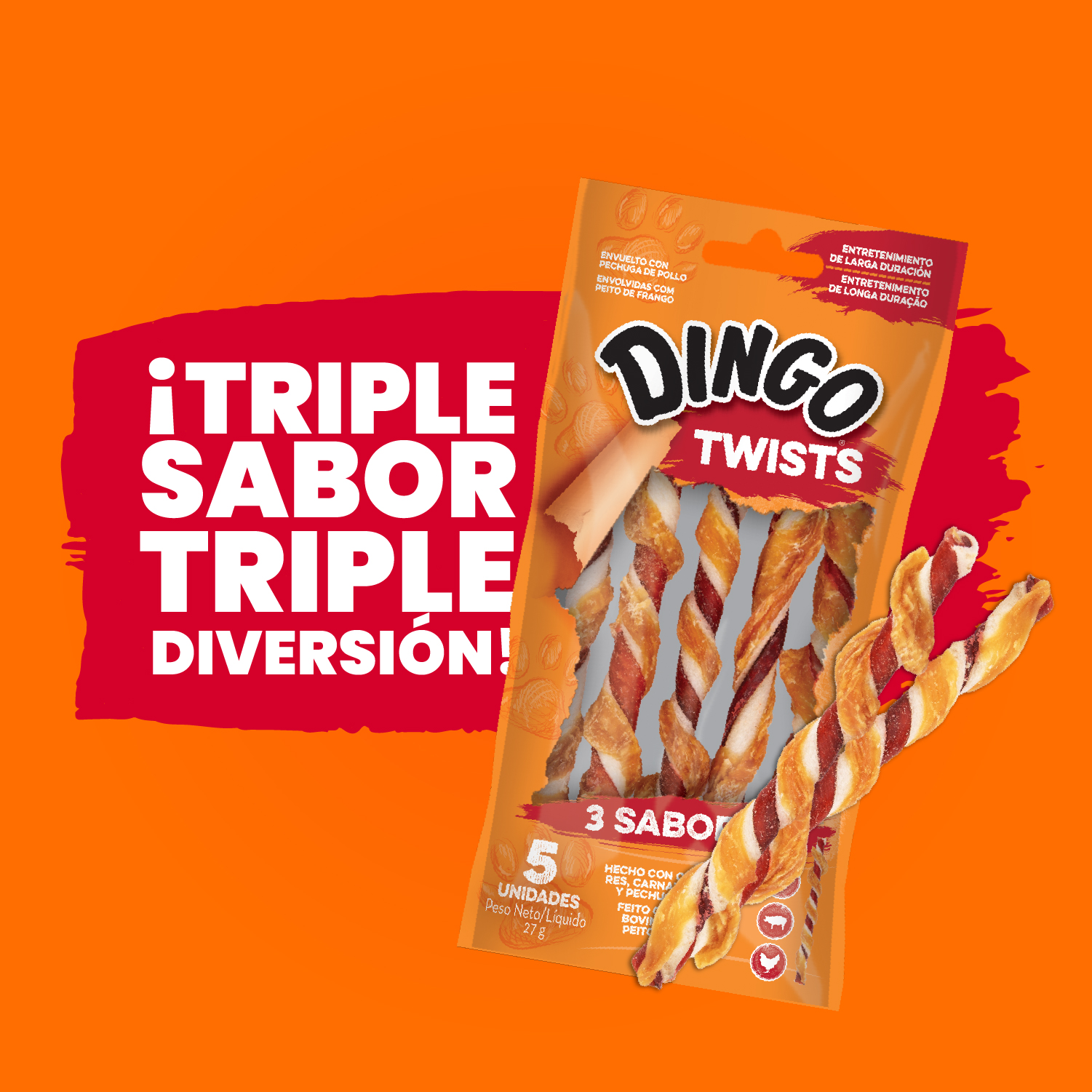 Tres Sabores Twists