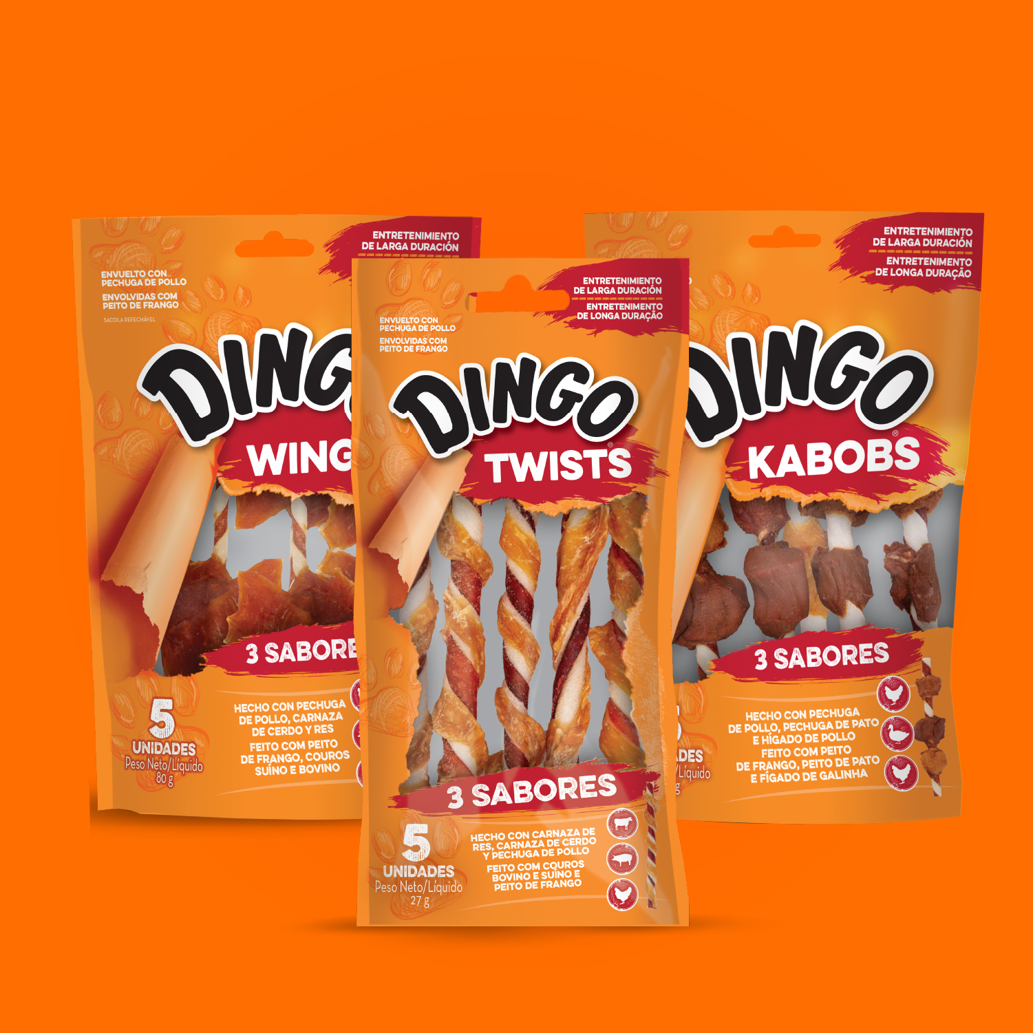 Tres Sabores Twists