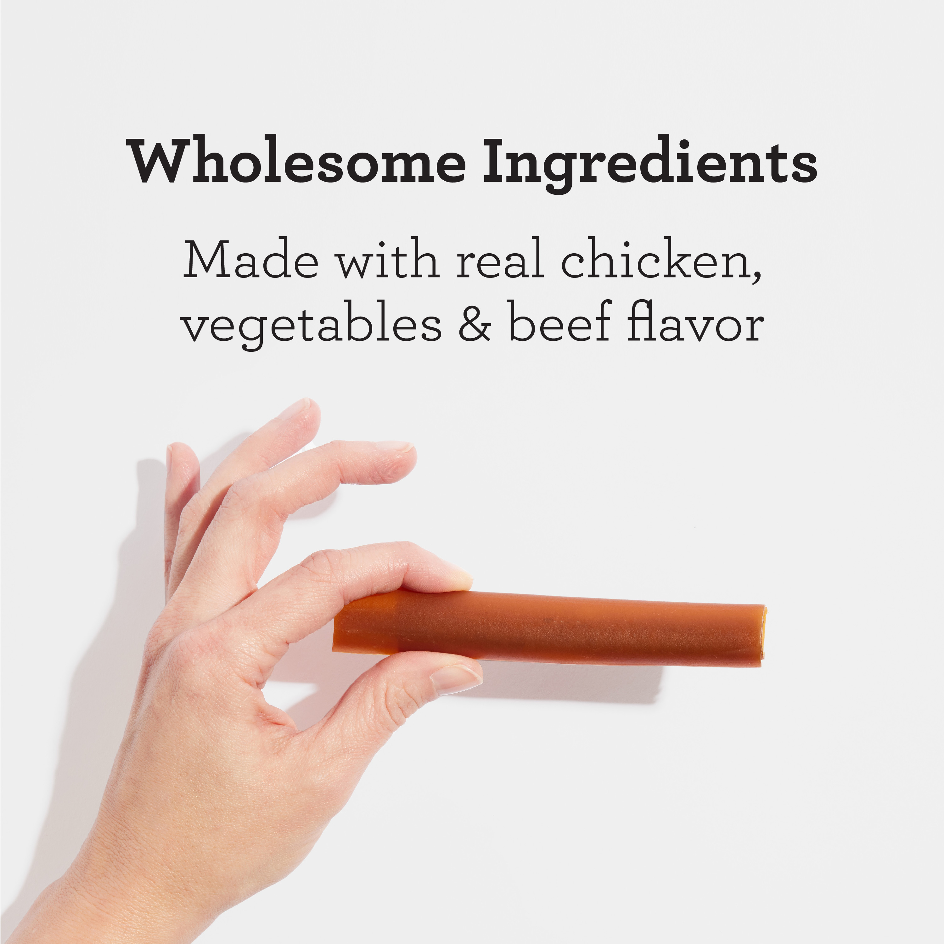 DBB-02448 DreamSticks® Dog Chews Beef Flavor 15 ct Benefits