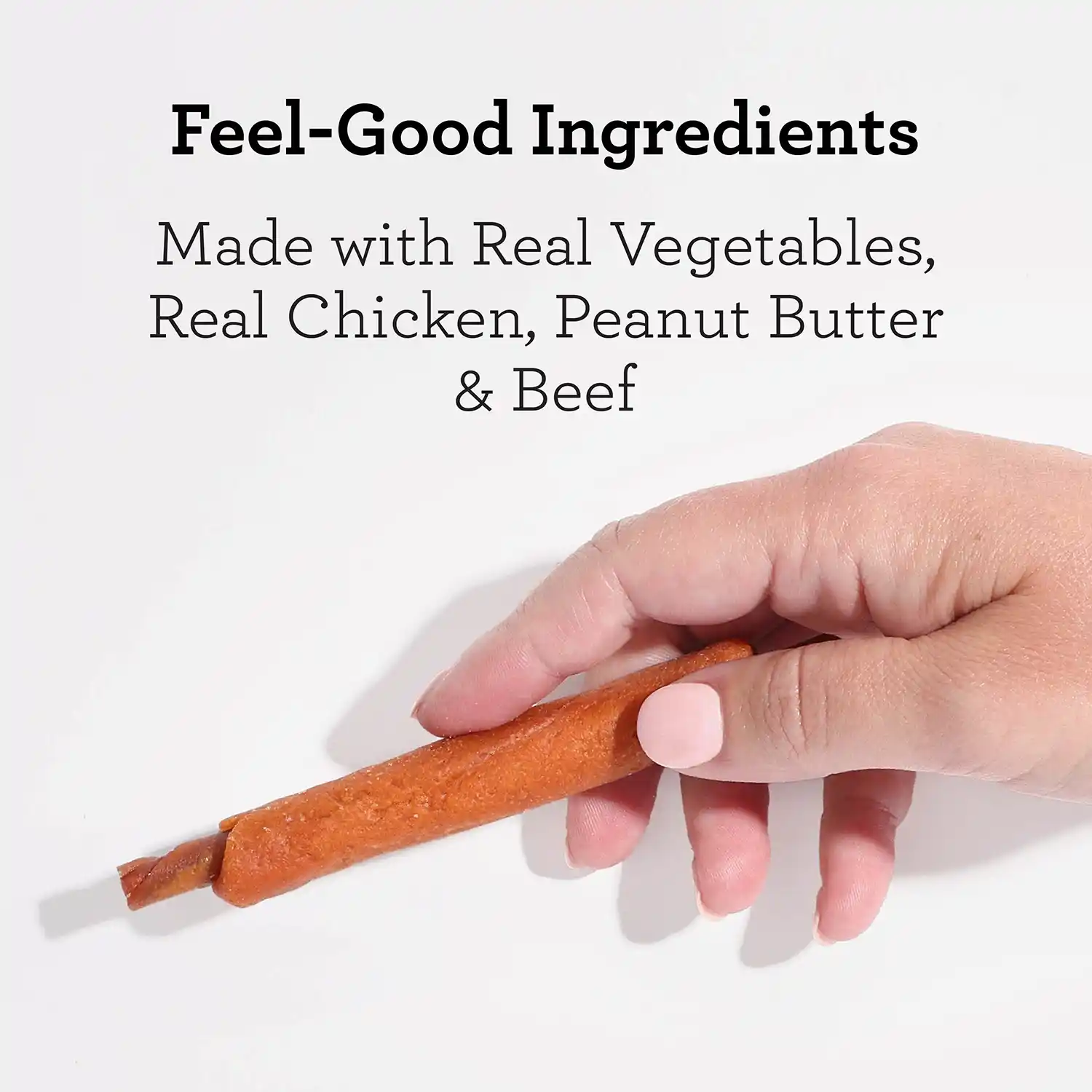 Feel-Good Ingredients Made with Real Vegetables, Real Chicken, Peanut Butter & Beef