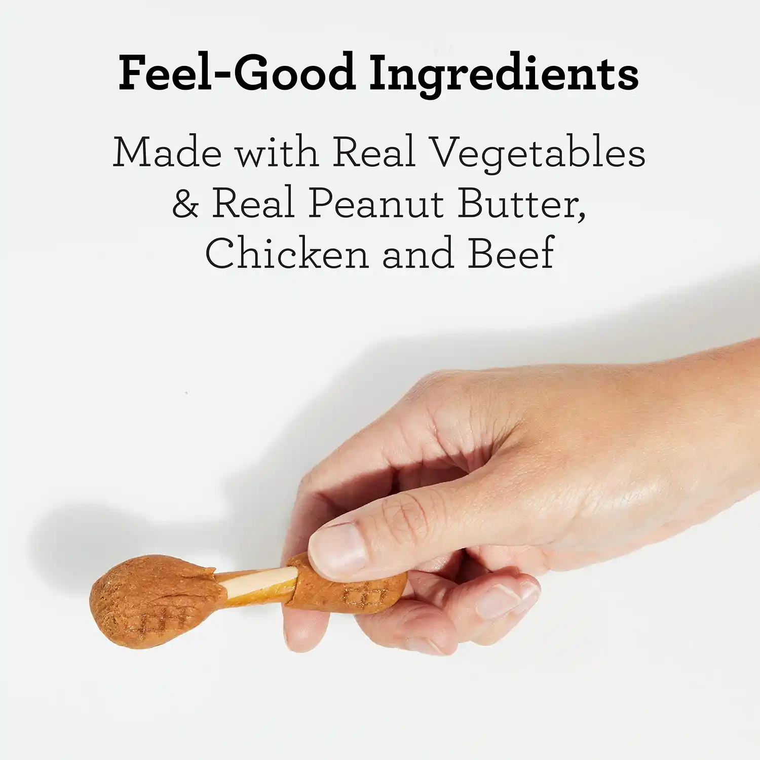 Feel-Good Ingredients Made with Real Vegetables & Real Peanut Butter, Chicken and Beef