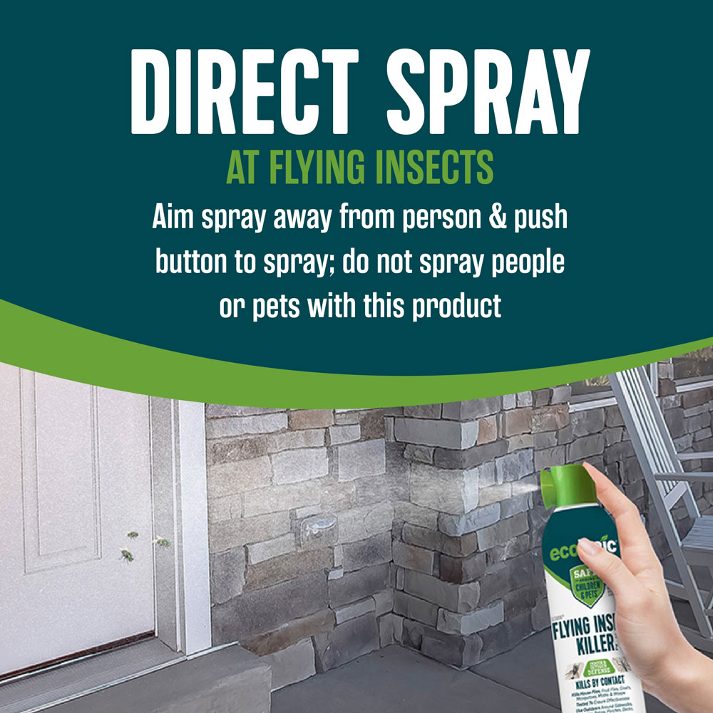 HG-75029 Ecologic Flying Insect Killer2, 14 Ounces, Aerosol Formula - Direct Spray
