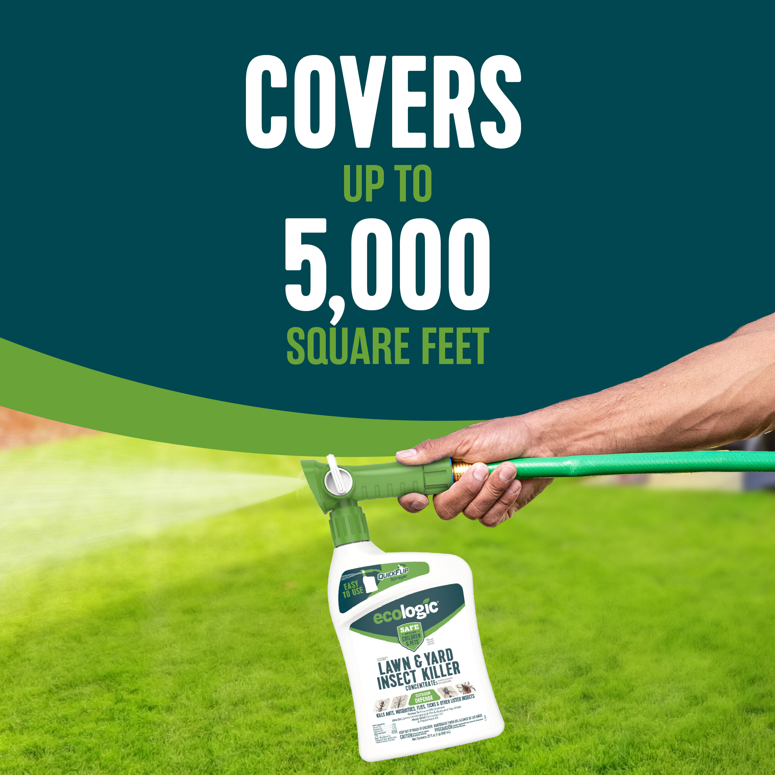 Covers Up to 5,000 Square Feet