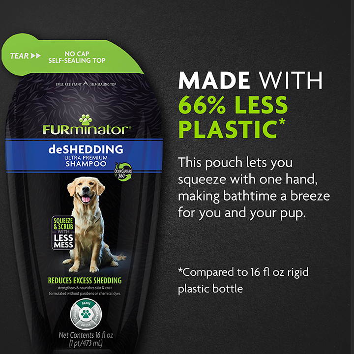 made with 66% less plastic