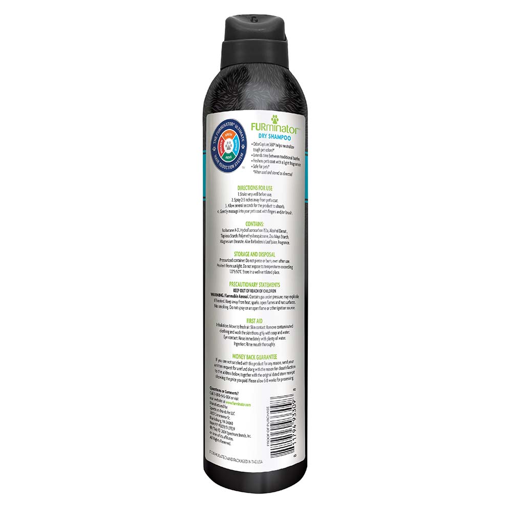 P-93309-2 FURminator® Dry Shampoo 7 oz - Back Render