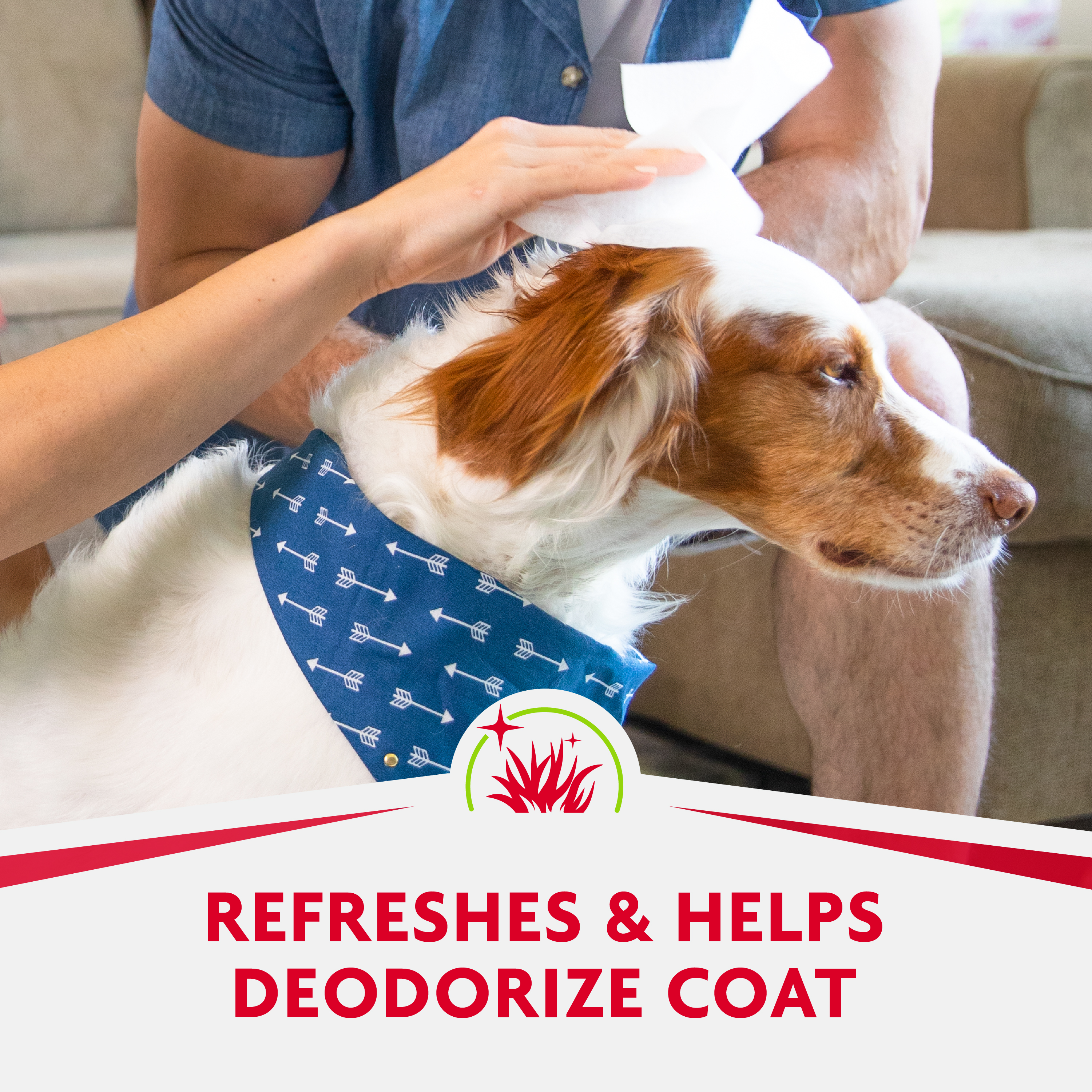 P-93362 FURminator® deShedding Grooming Wipes for Dogs 6/100 ct Refreshes & Helps Deodorize Coat