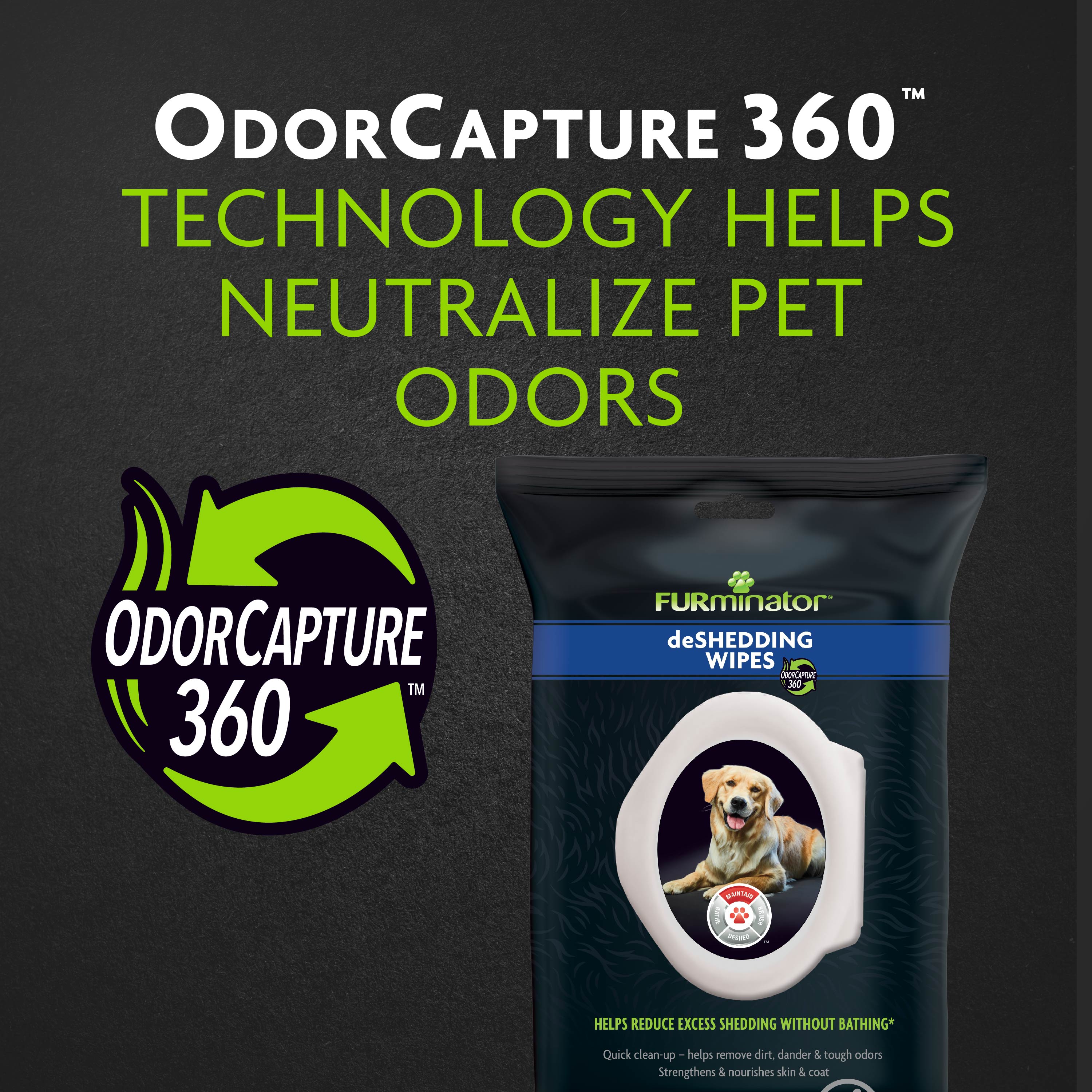 OdorCapture360 technology helps neutralize pet odors