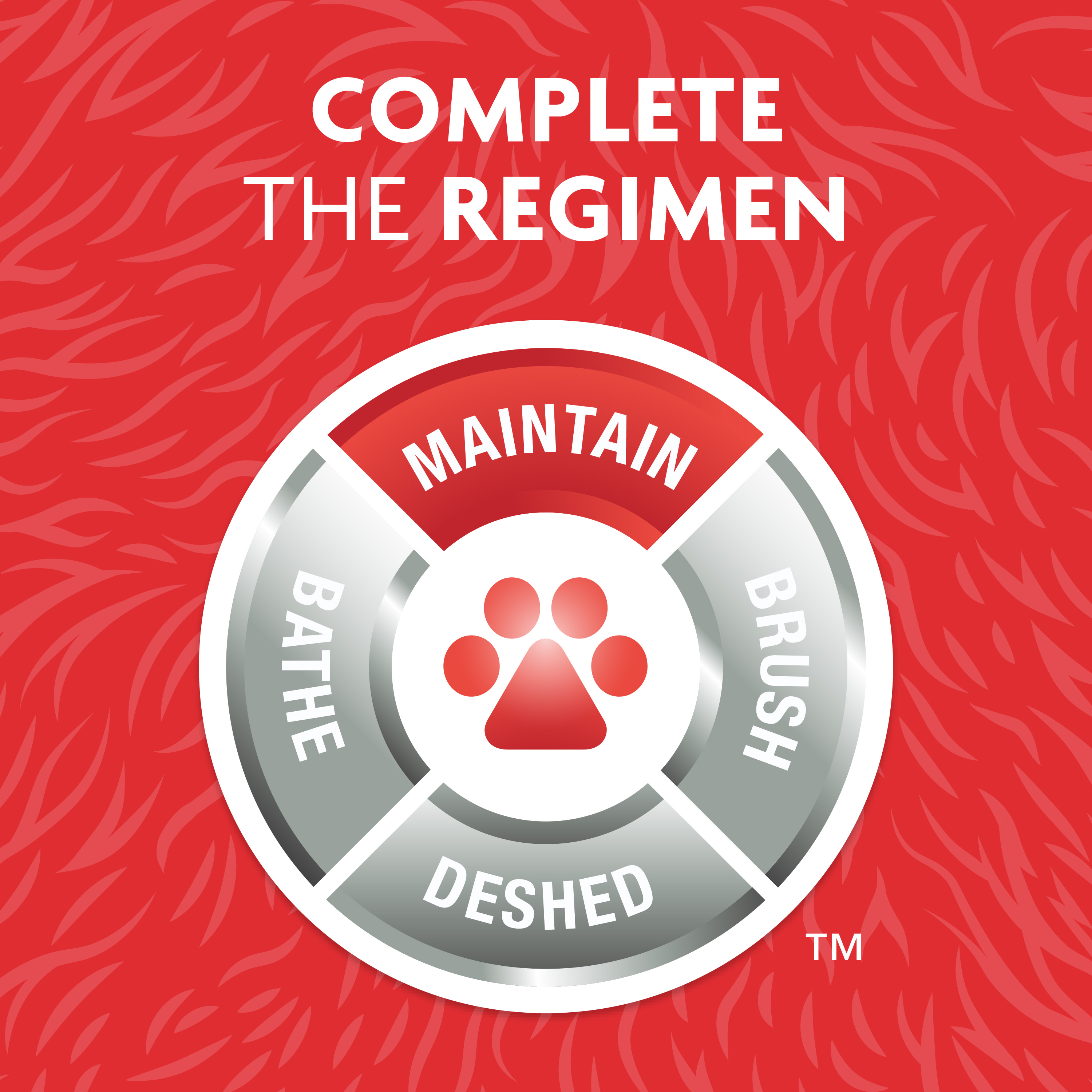 P-93392 FUR Tub-Free deShedding Foam Comb for Cats - Complete the Regimen