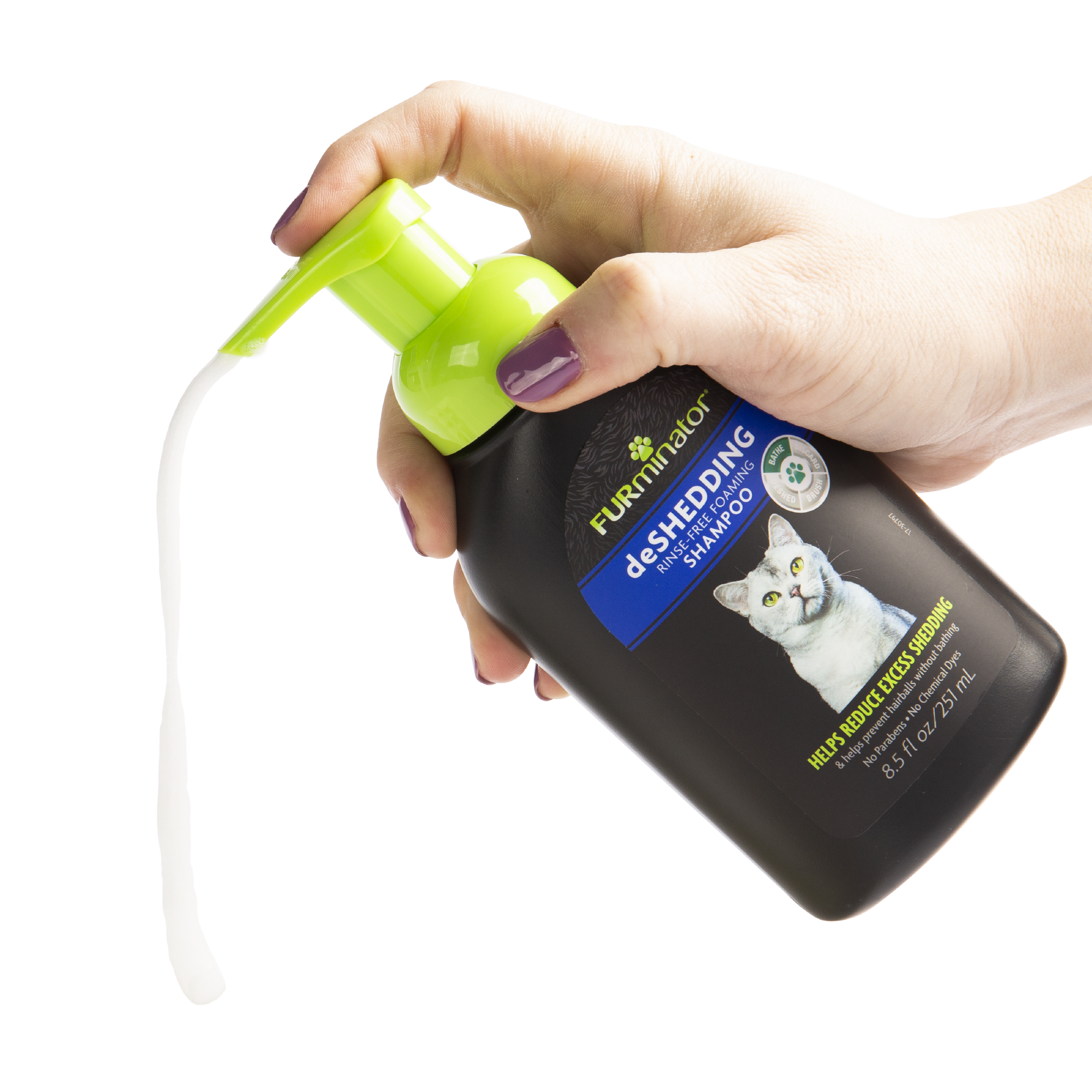 Furminator Cat Shampoo In Use