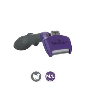 Furminator Deslanador Gato Mediano Pelo Largo Front