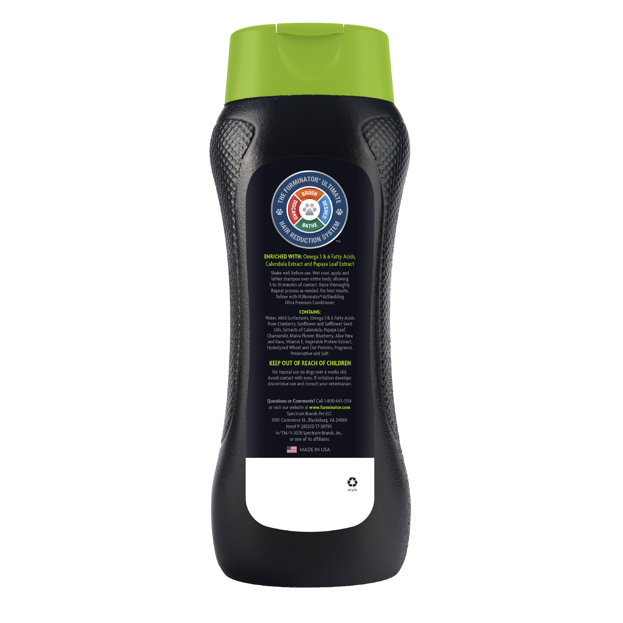 Furminator deShed Shampoo Back