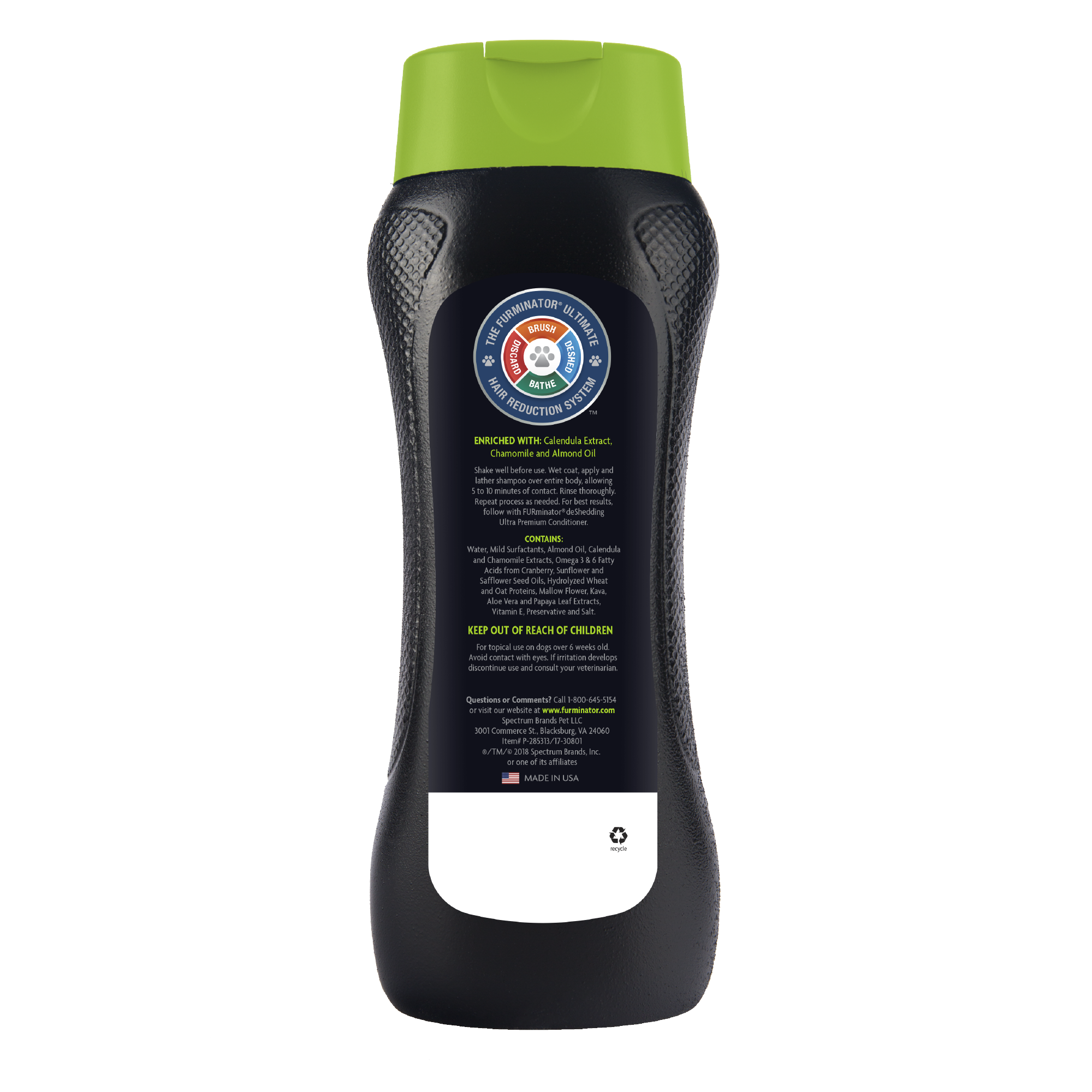 Furminator Itch Relief Shampoo Back