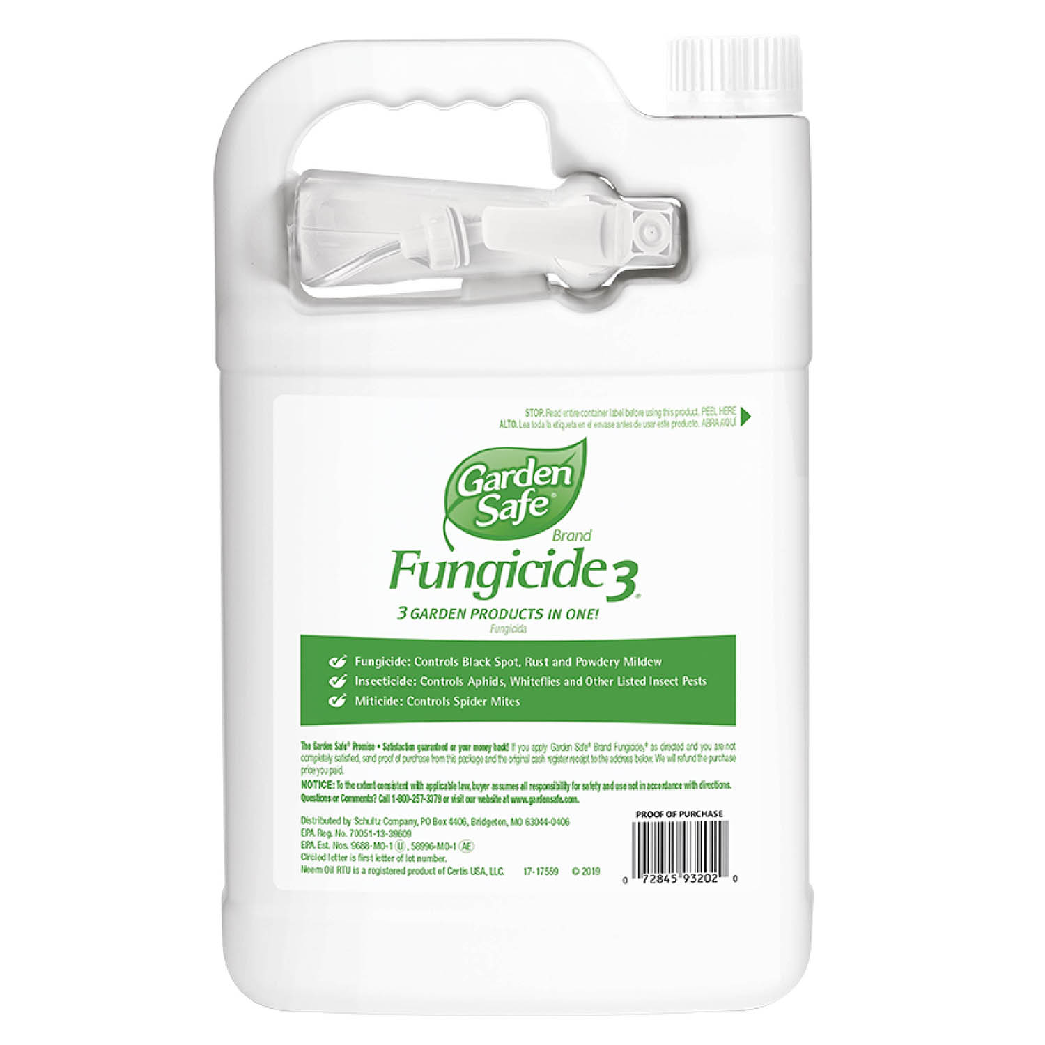 Fungicide3 (Ready-to-Use) 1 Gal Back Render