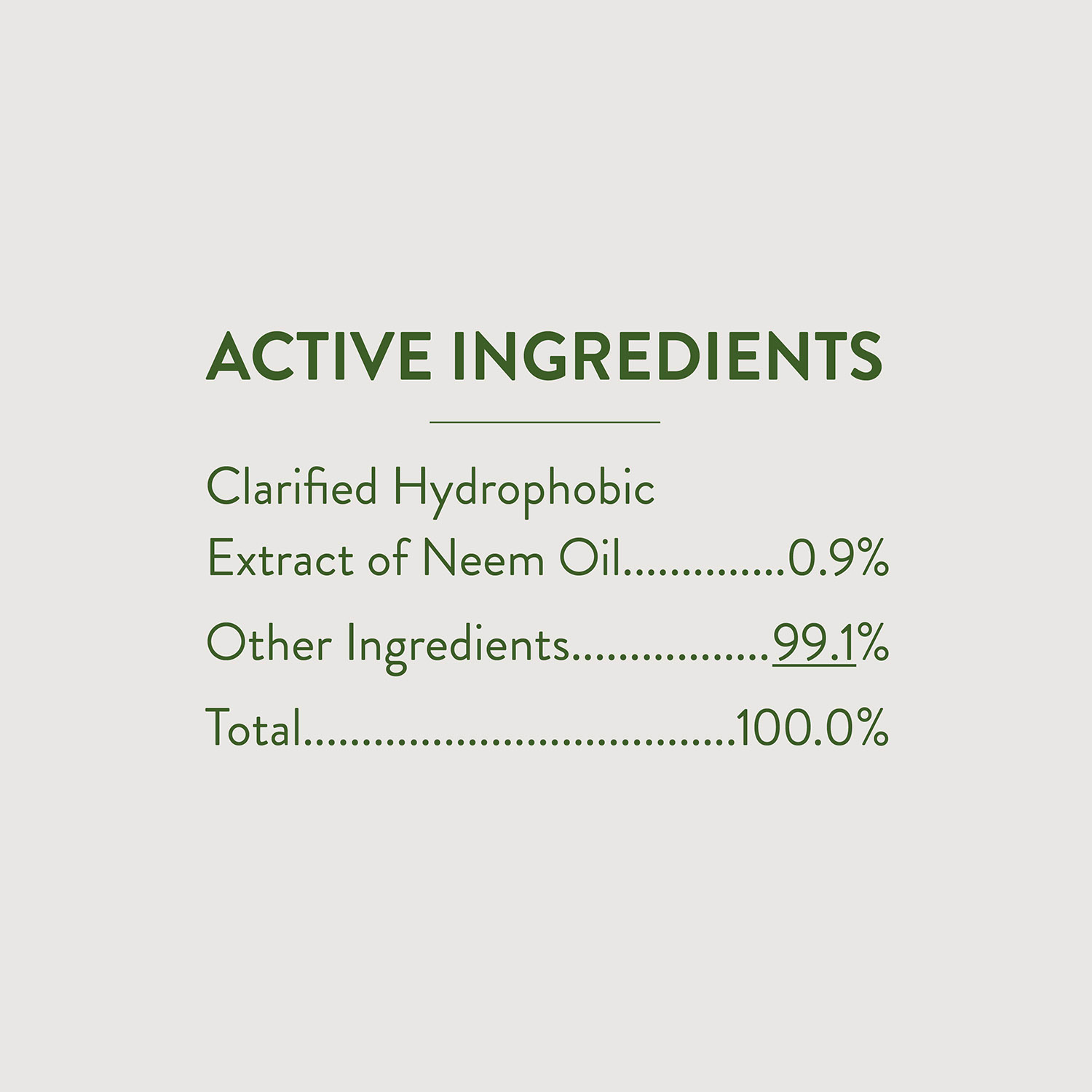 ACTIVE INGREDIENTS