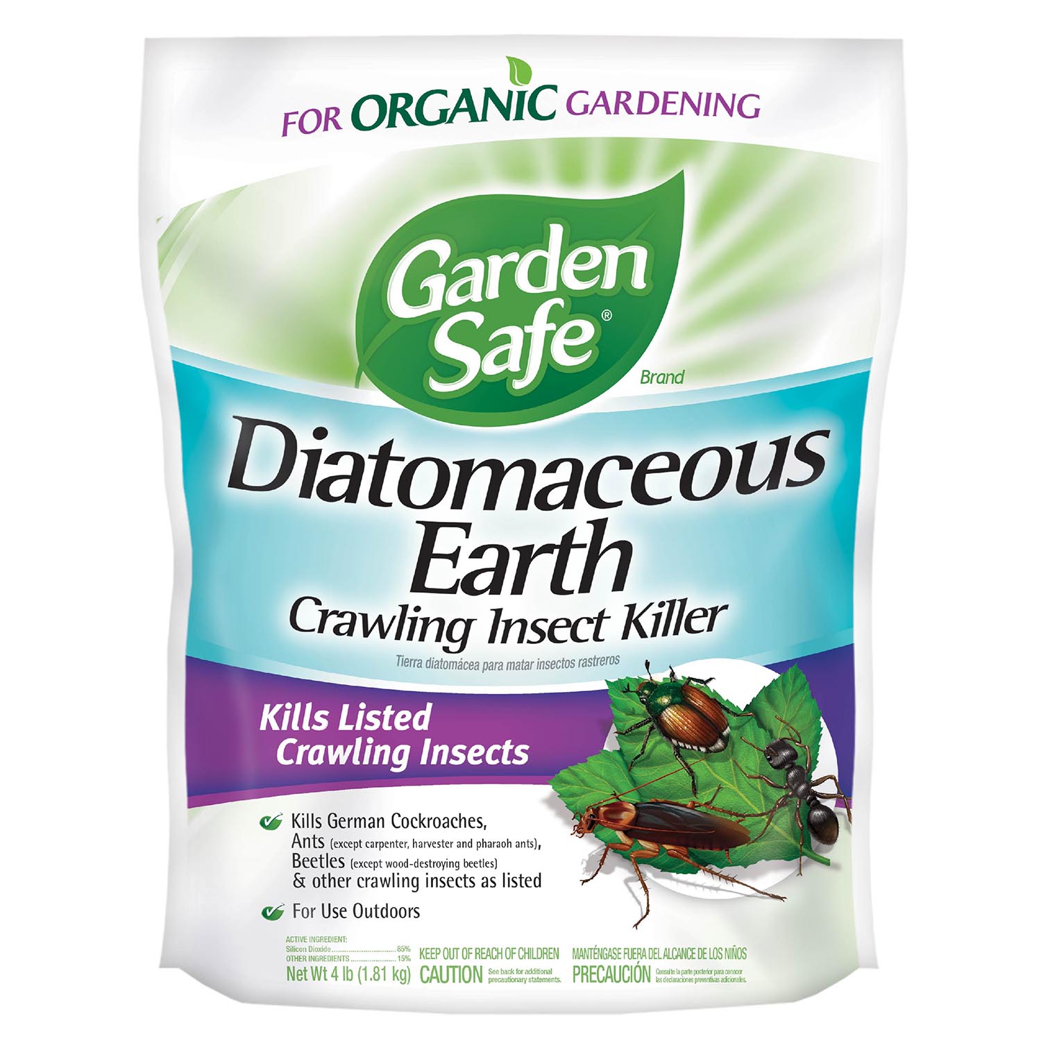 Insect Killer Diatomaceous Earth 4lbs Front Image