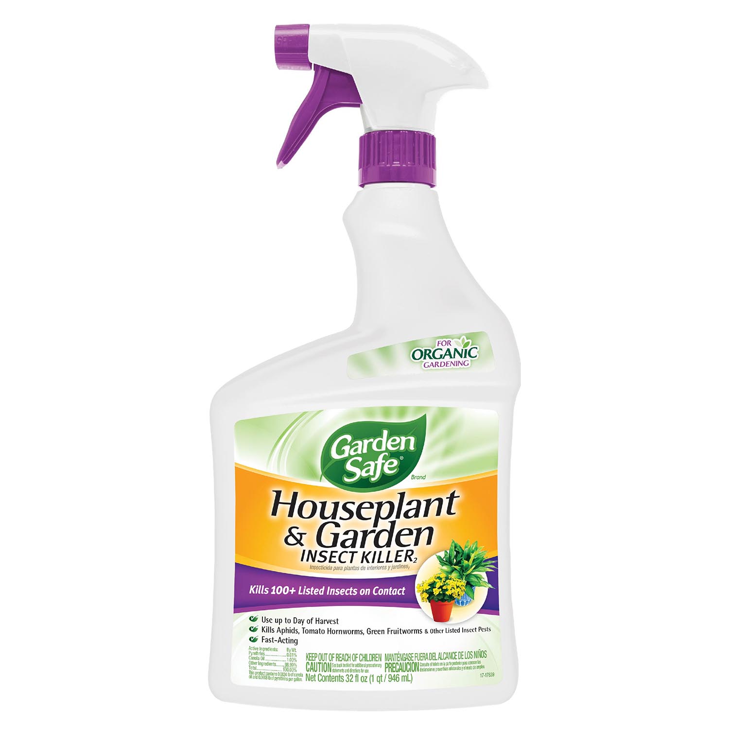Houseplant & Garden Insect Killer2 32oz Front Image