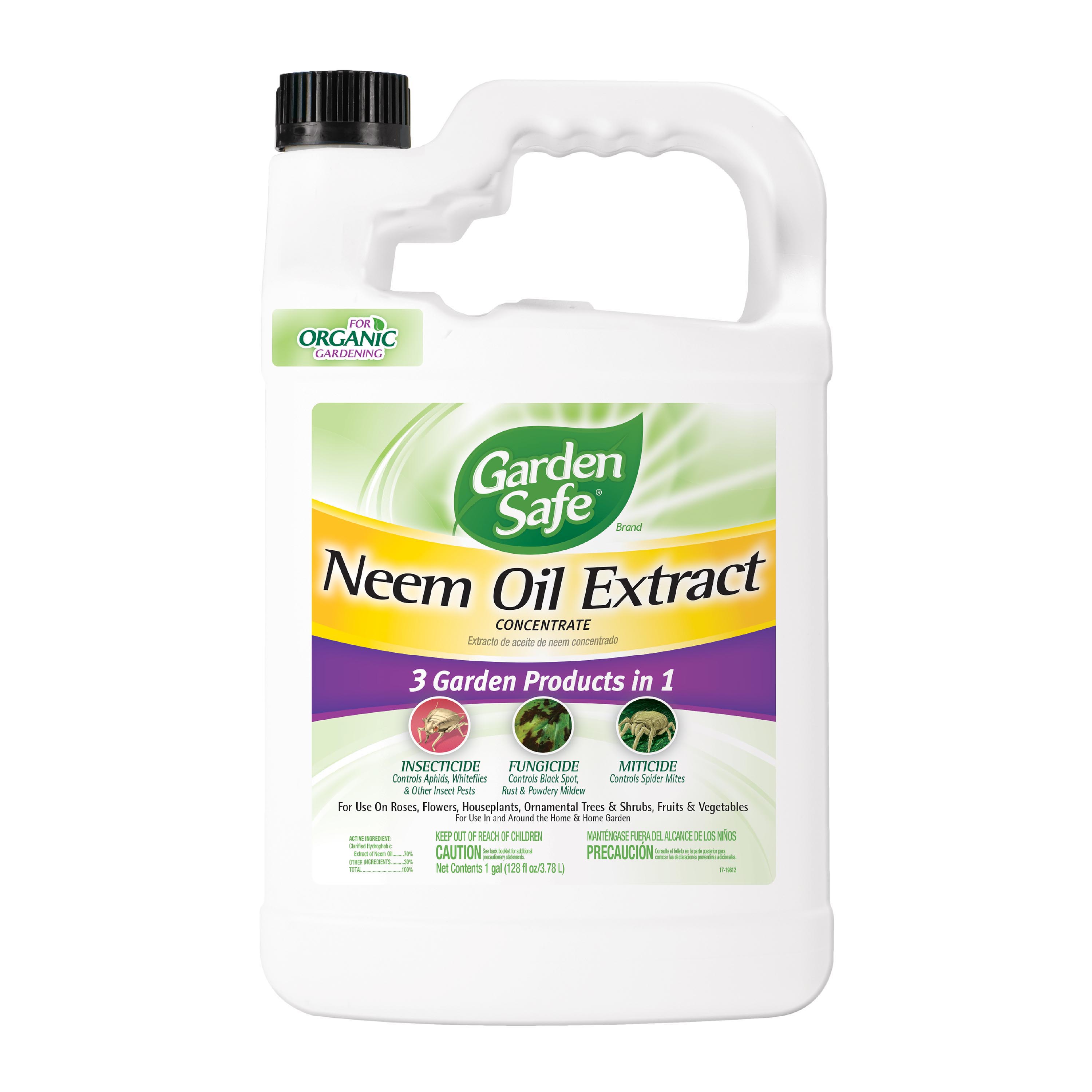 Garden Safe® Brand Neem Oil Extract Concentrate, 1 Gal - Front