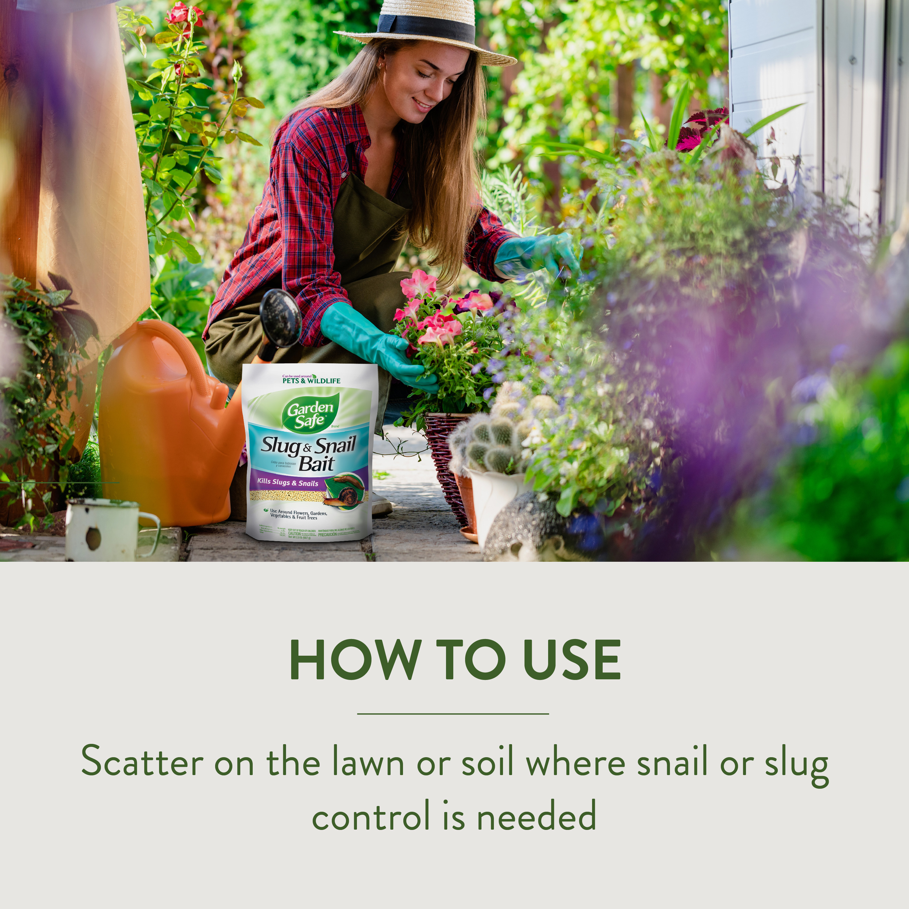 GardenSafe Slug and Snail Bait How To Use
