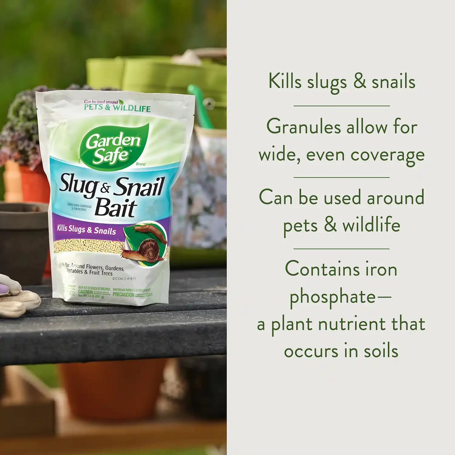 Slug Snail Bait Features and Benefits