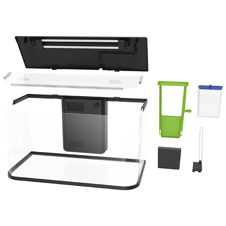 GloFish Glass Aquarium Kit, 20 Gallons - Front Render