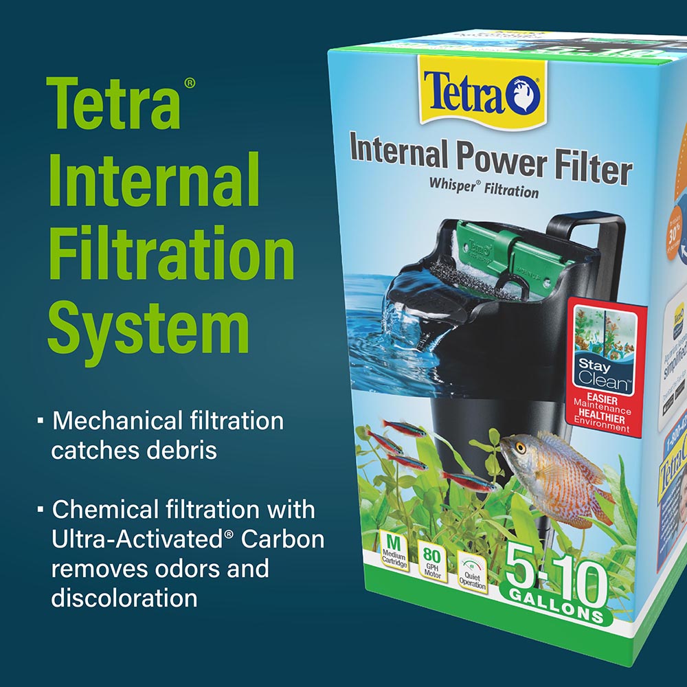 NV33841 GloFish Aquarium Kit, 6.6 Gallons, Includes Blue & White LED Lights - Internal Filtration System