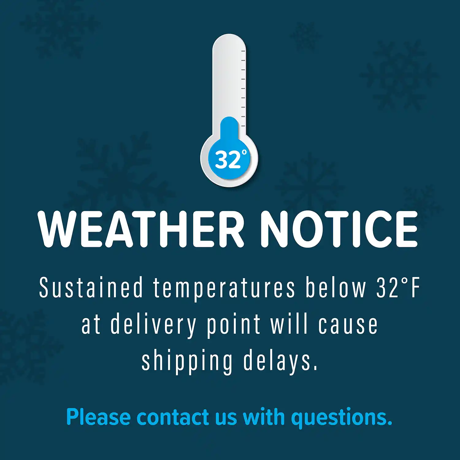 Weather Notice