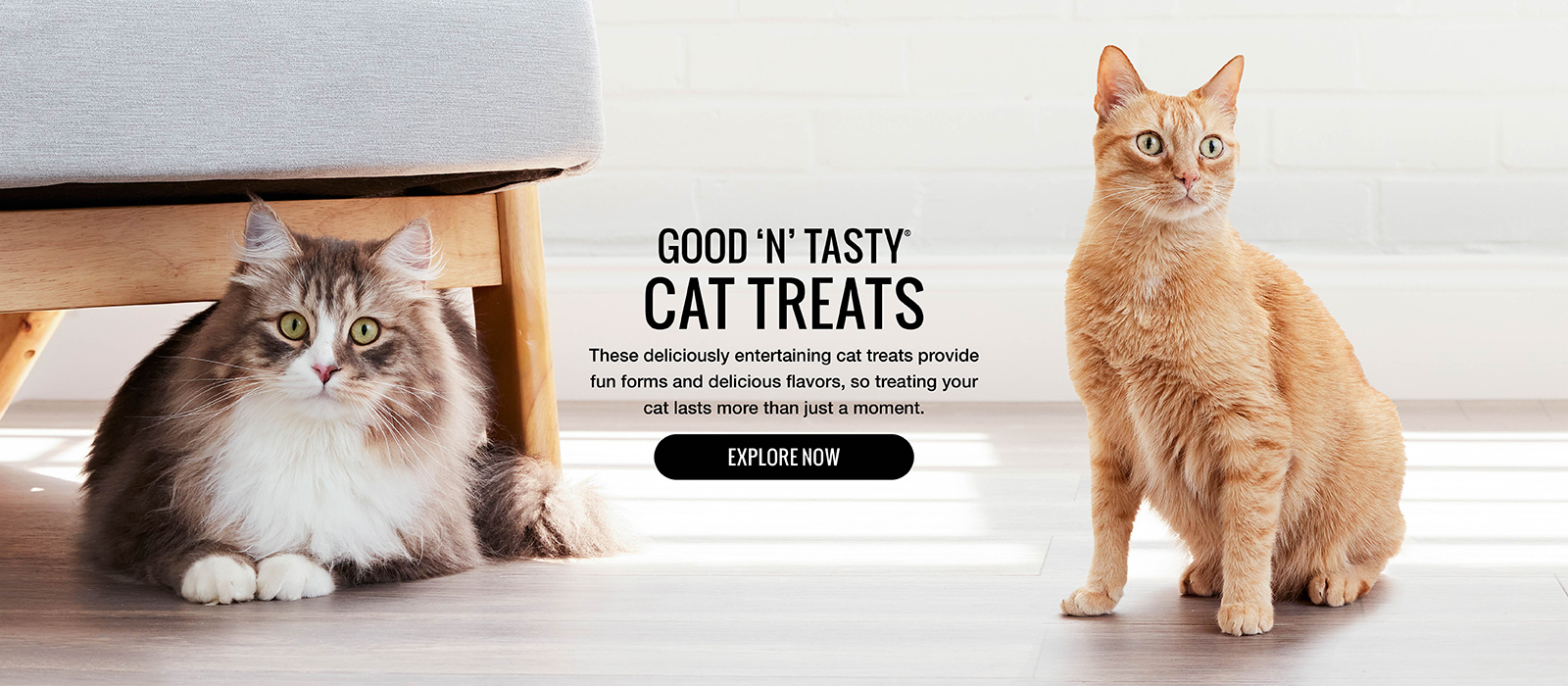 Good'n'Tasty Cat Treats. Explore Now!