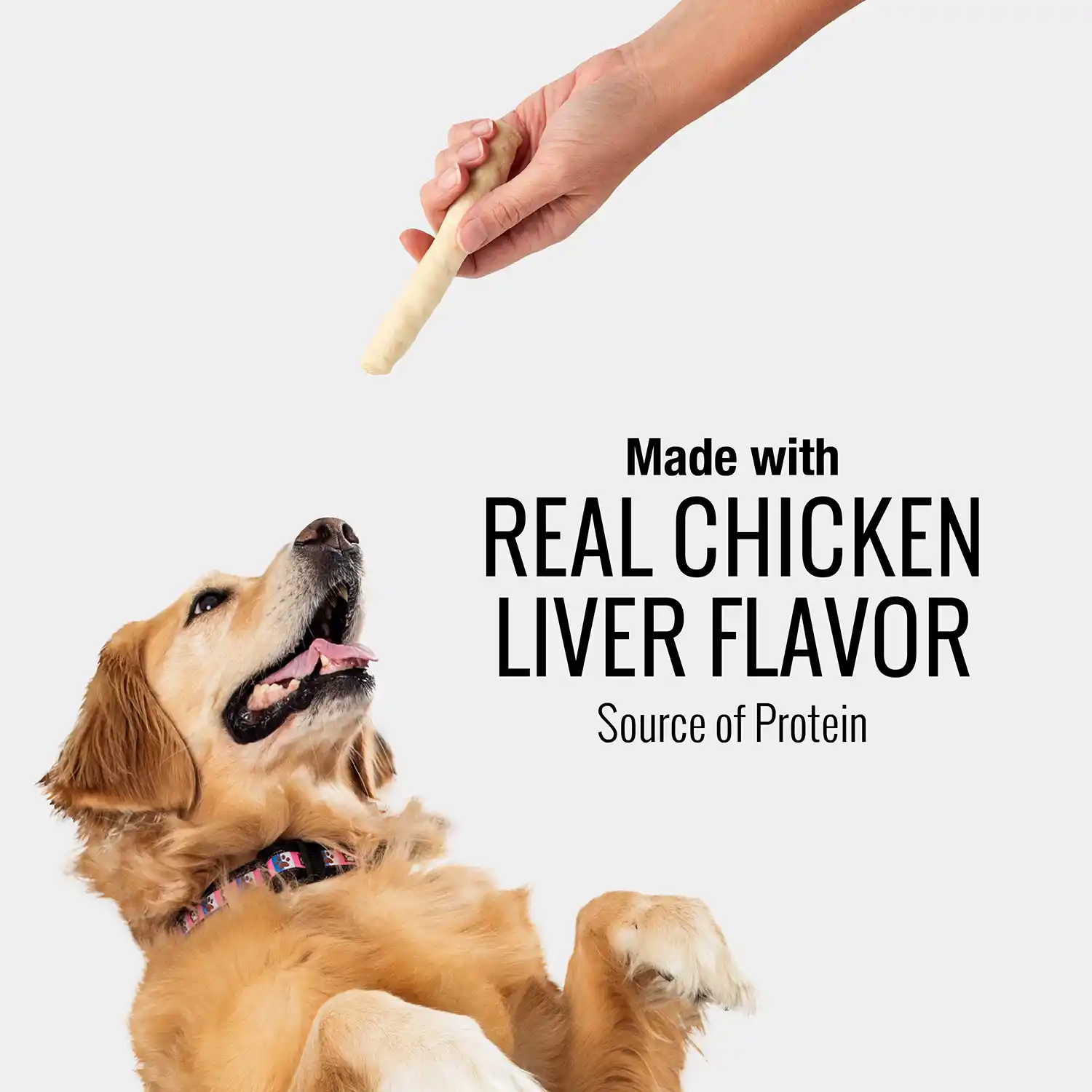 Made with REAL CHICKEN LIVER FLAVOR Source of Protein