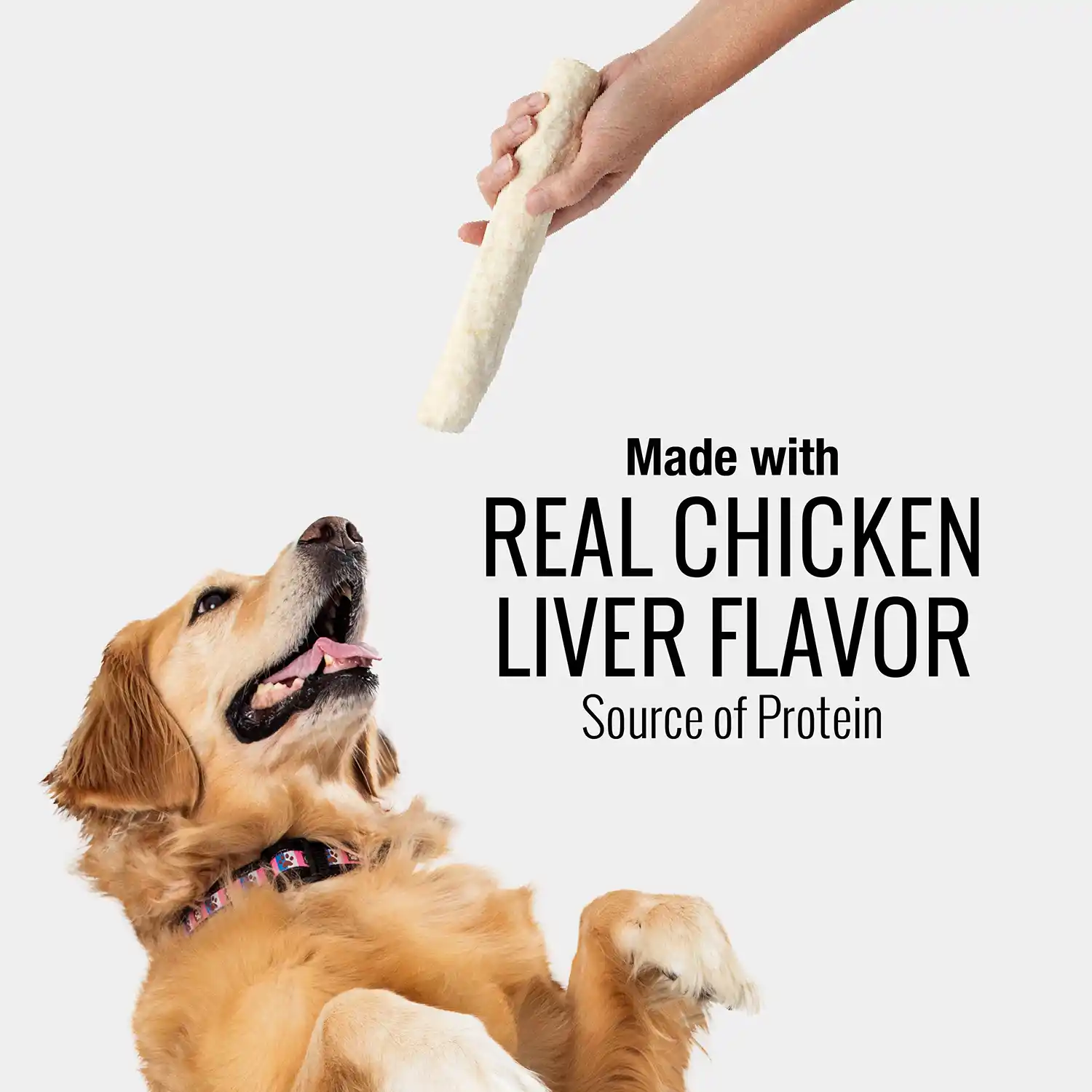 Made with REAL CHICKEN LIVER FLAVOR Source of Protein