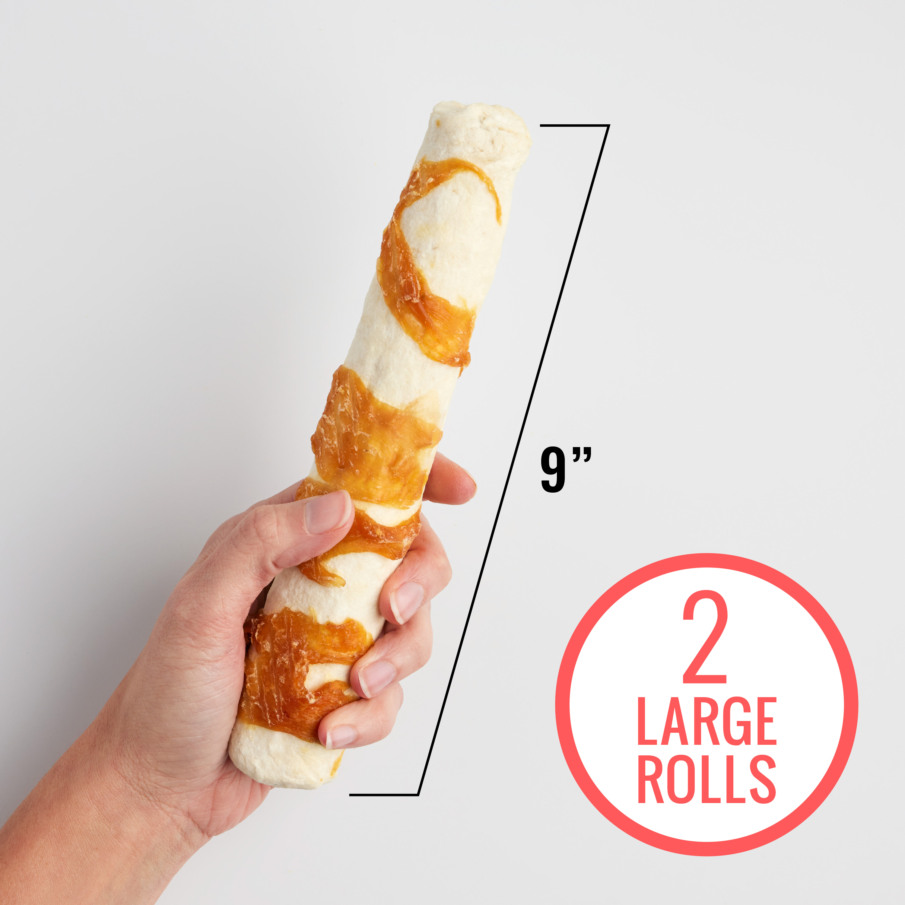 Rolls Wrapped with Real Venison - Large